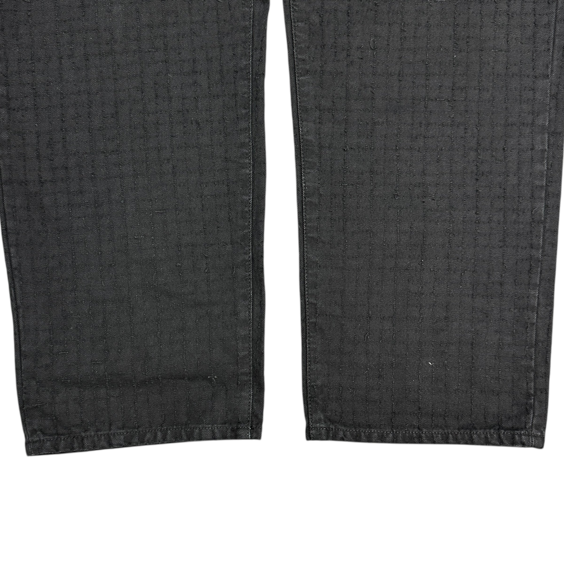 Stussy Big Ol’ Needlepunch Canvas Denim Black