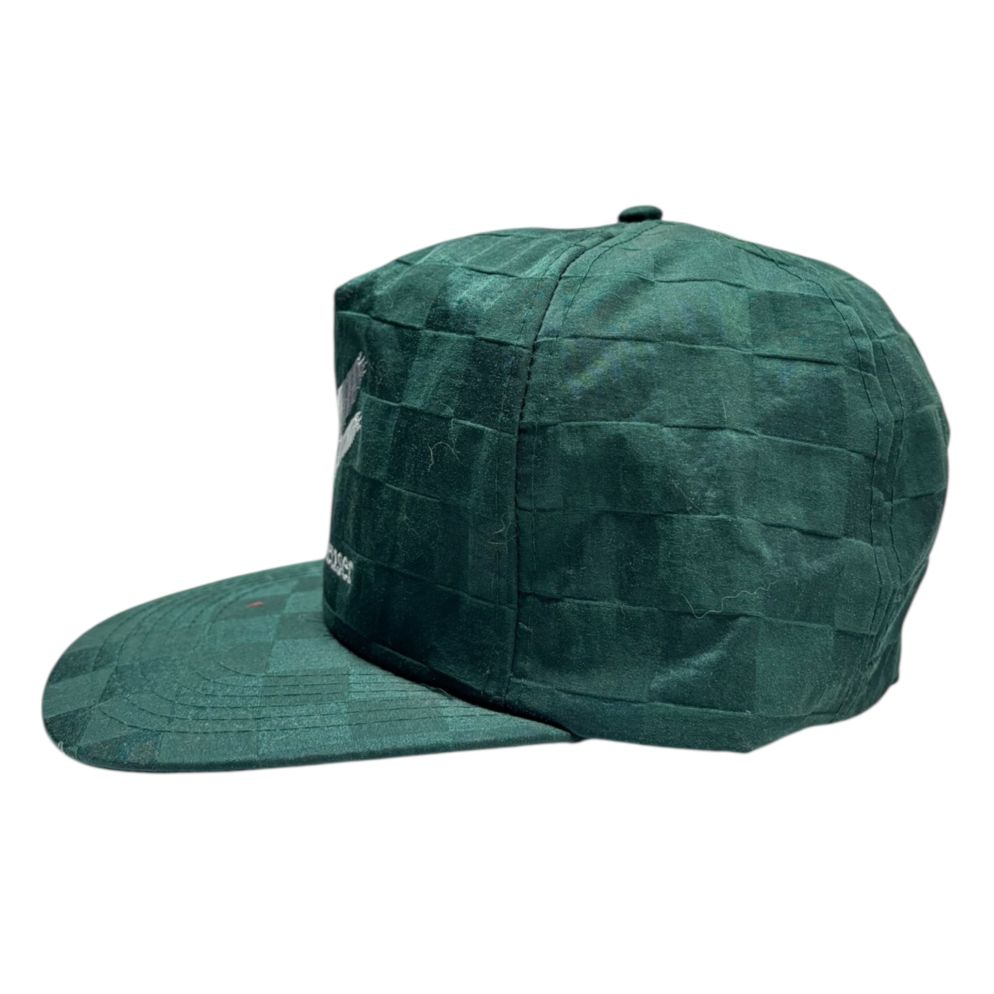 Vintage Weyerhaeuser Square Patterned Snapback Hat