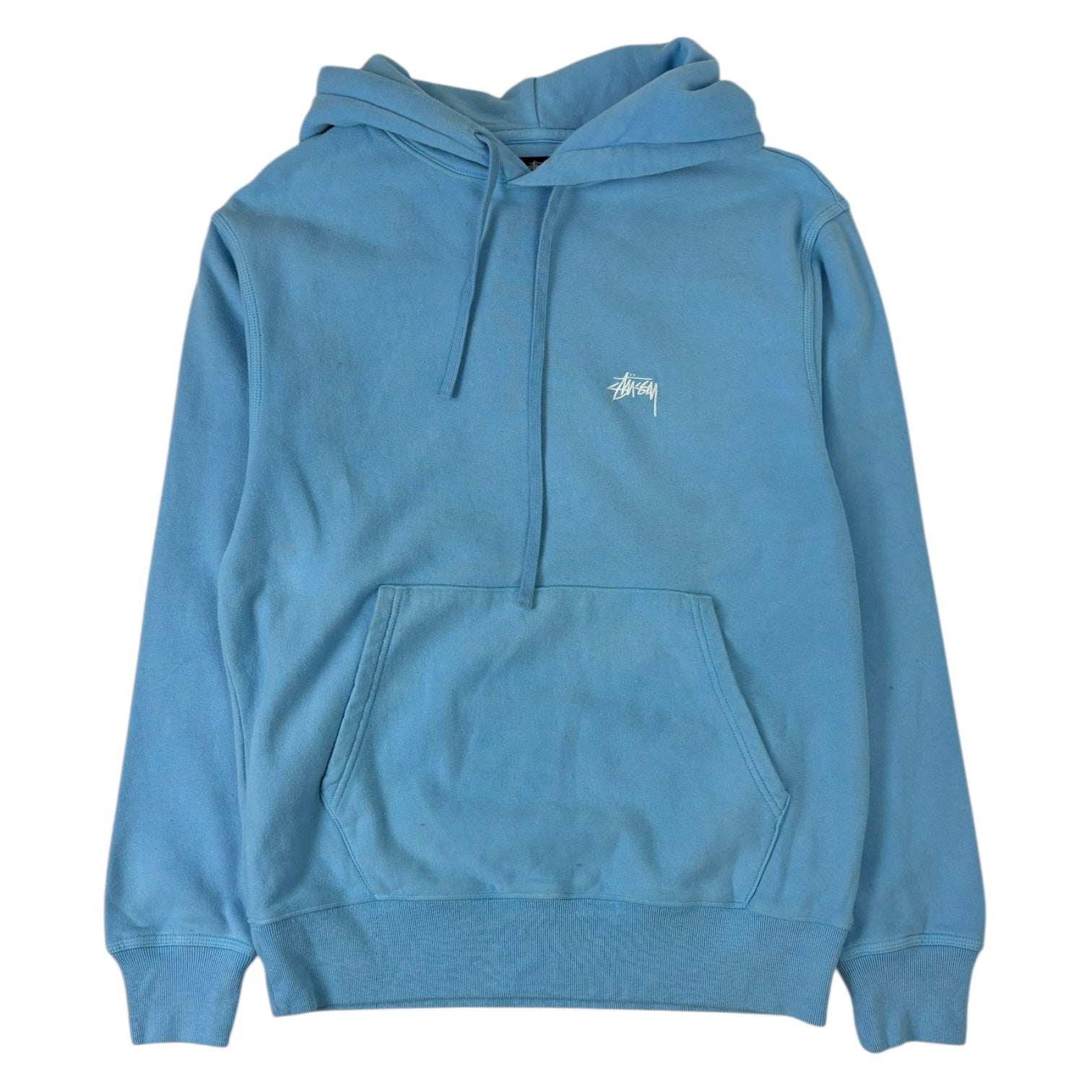 Stussy Stock Logo Hoodie Blue