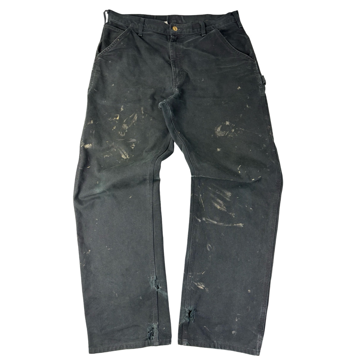 Carhartt Carpenter Pant Clay Splattered Black