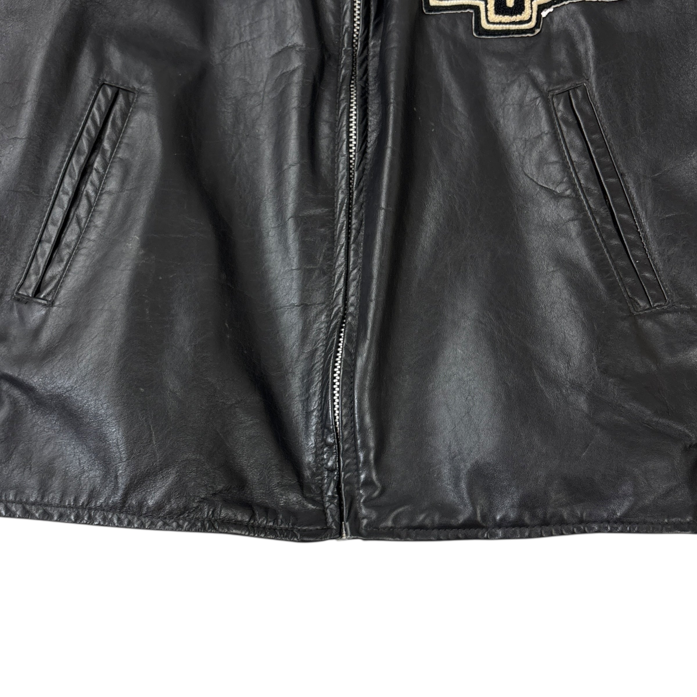 Vintage Legion Leather Jacket Black