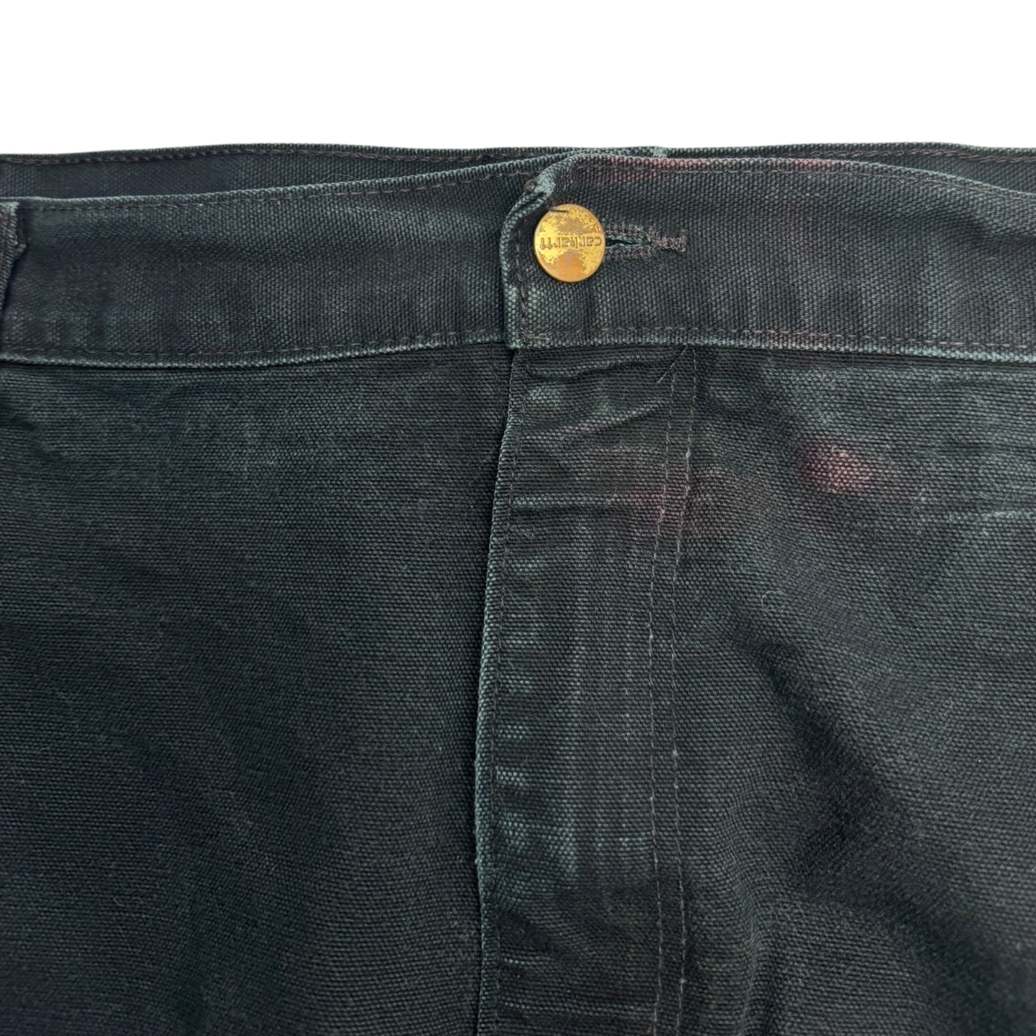 Vintage Carhartt Double Knee Bottoms Distressed Black