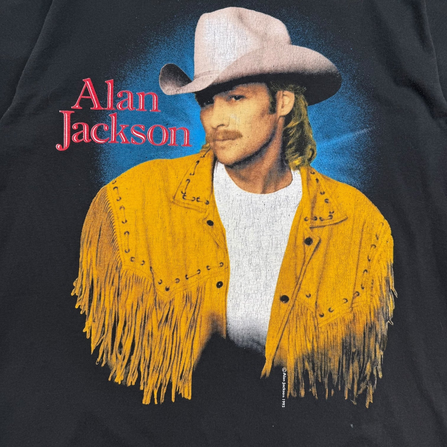 1993 Alan Jackson ‘A Lot About Livin…’ Tee Black