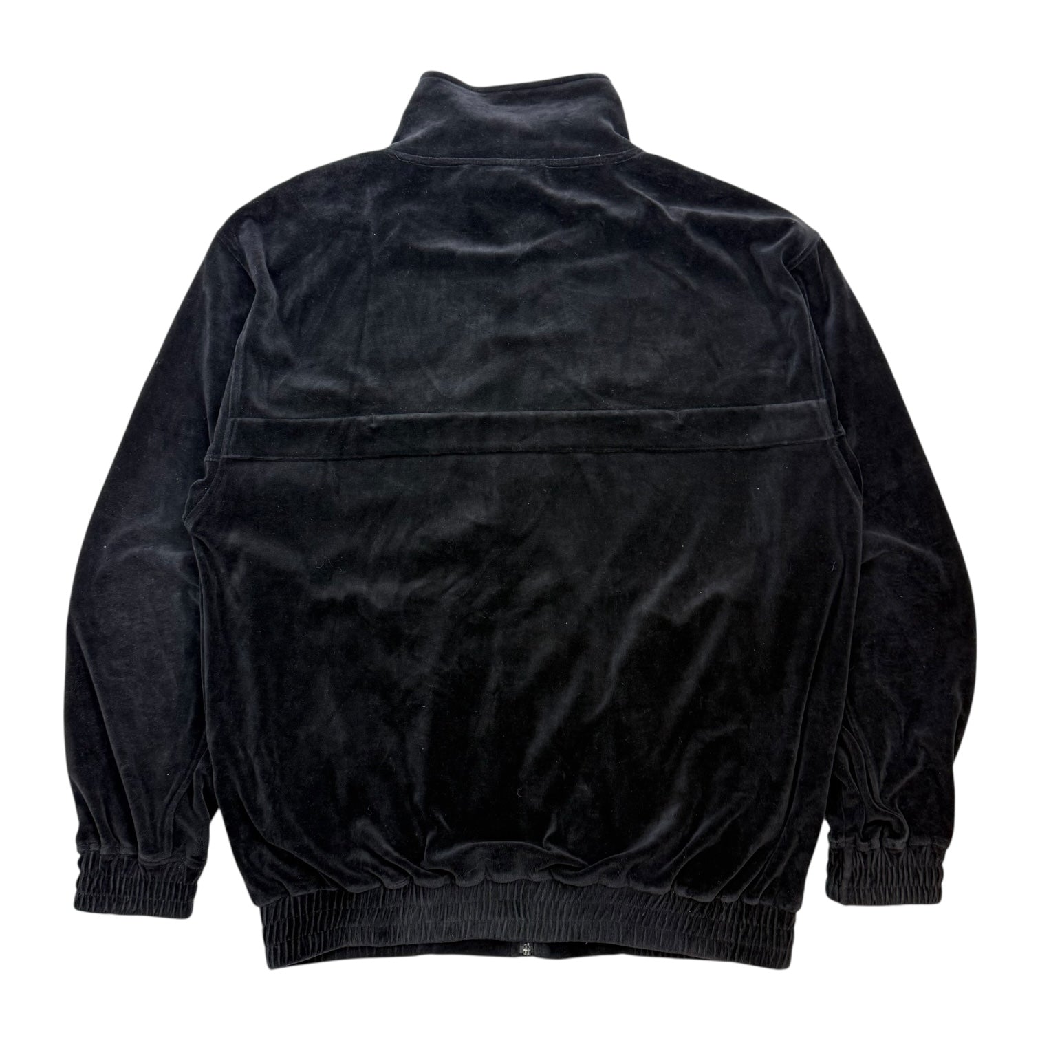 Vintage Y2K SouthPole Velour Track Jacket Black