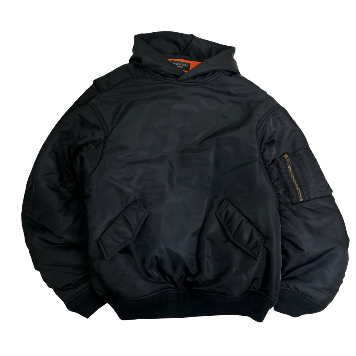 Balenciaga 3B Sports Icon B Pull-Over Bomber