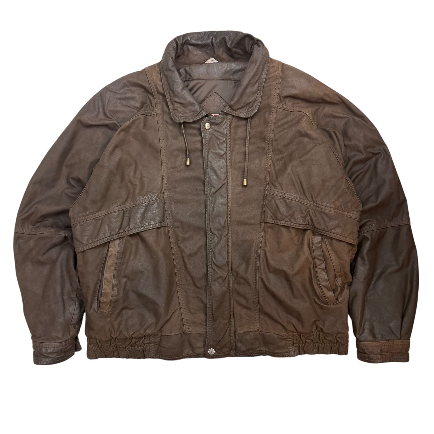 Vintage Elico Leather Jacket Brown