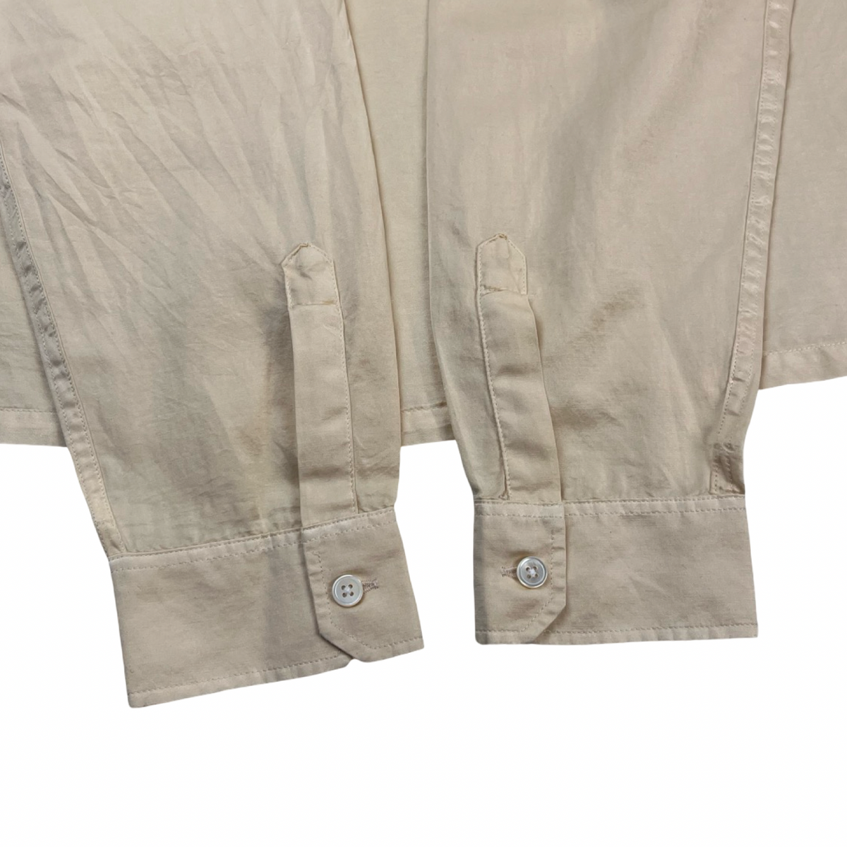 Our Legacy Silk Quarter-Zip Polo Cream