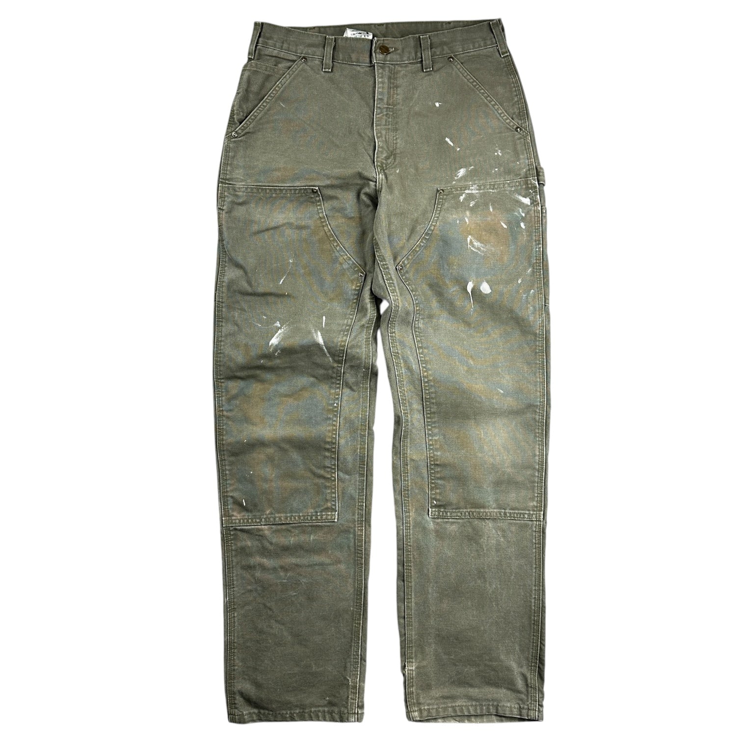 Vintage Carhartt Double Knee Cargos Olive Green