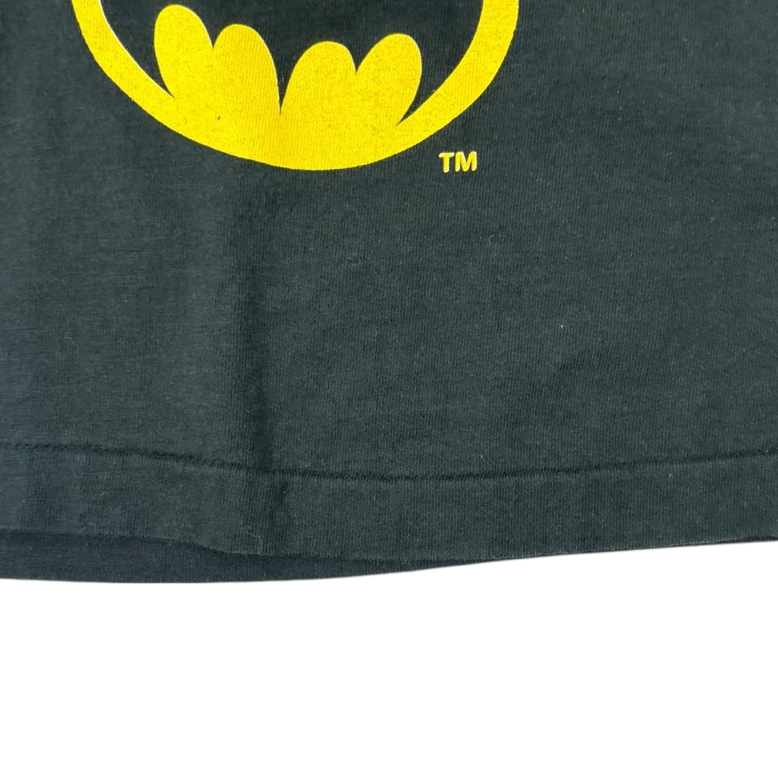 Vintage 1989 DC Comics Batman Silhouette T-Shirt Black