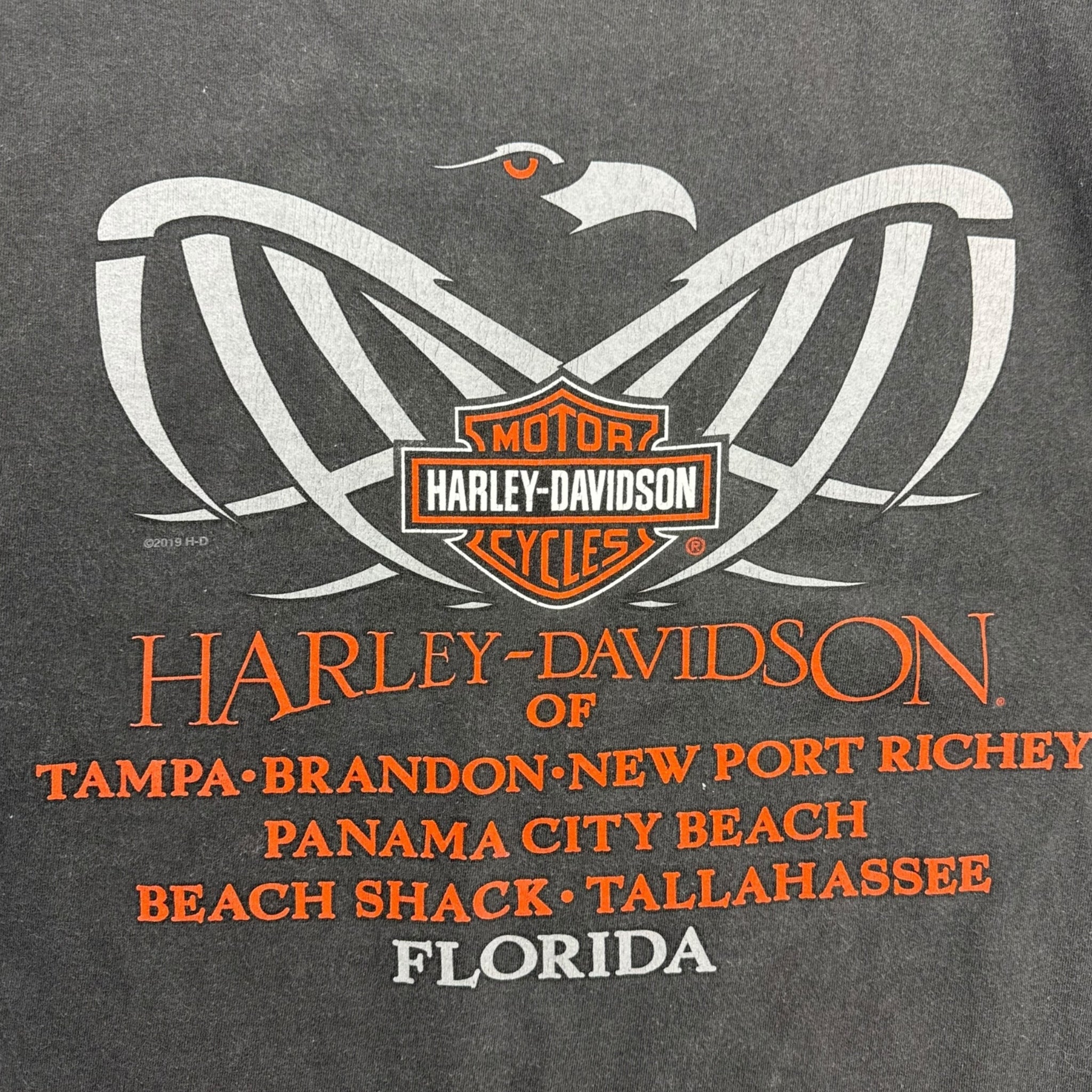 Harley Davidson Poker Table Florida Tee Black