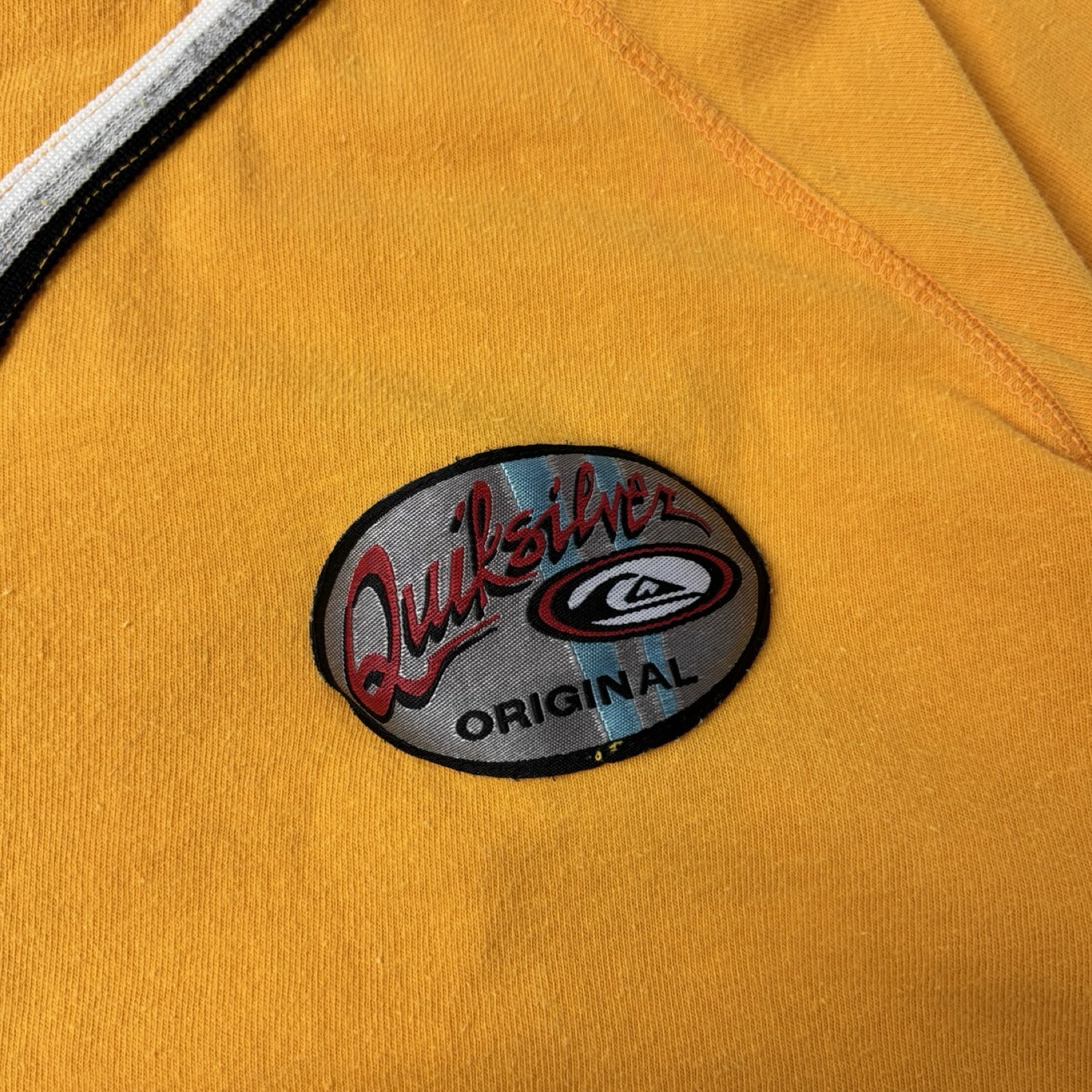Vintage Y2K Quicksilver Baseball Jersey Yellow