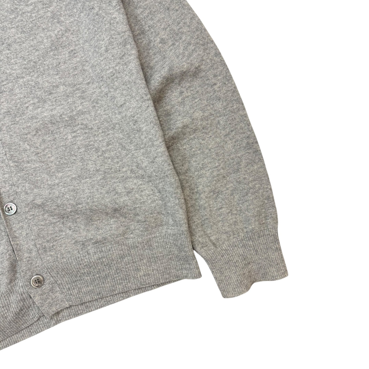 Comme Des Garçons PLAY Cardigan Sweater Grey