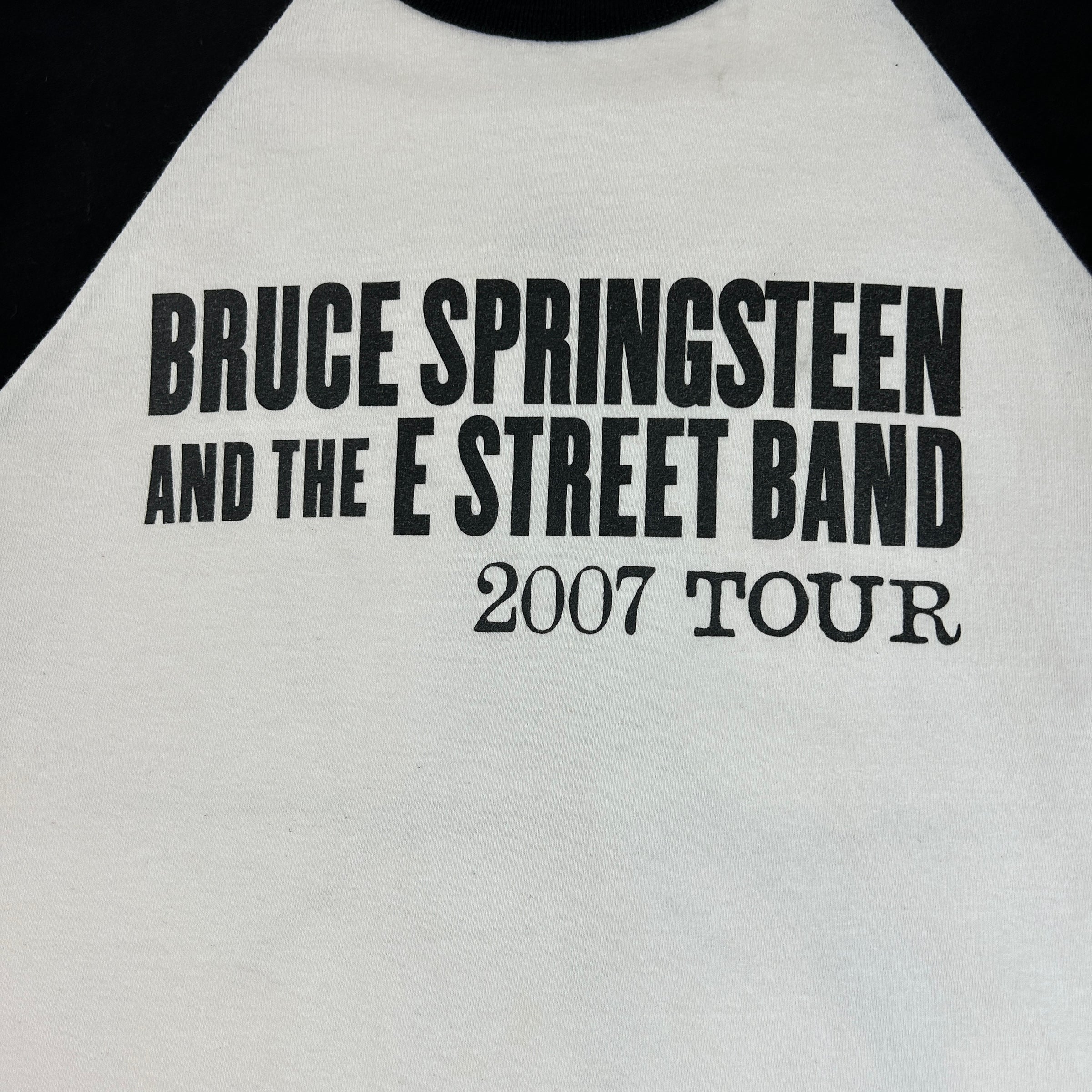 2007 Bruce Springsteen Tour Raglan Tee