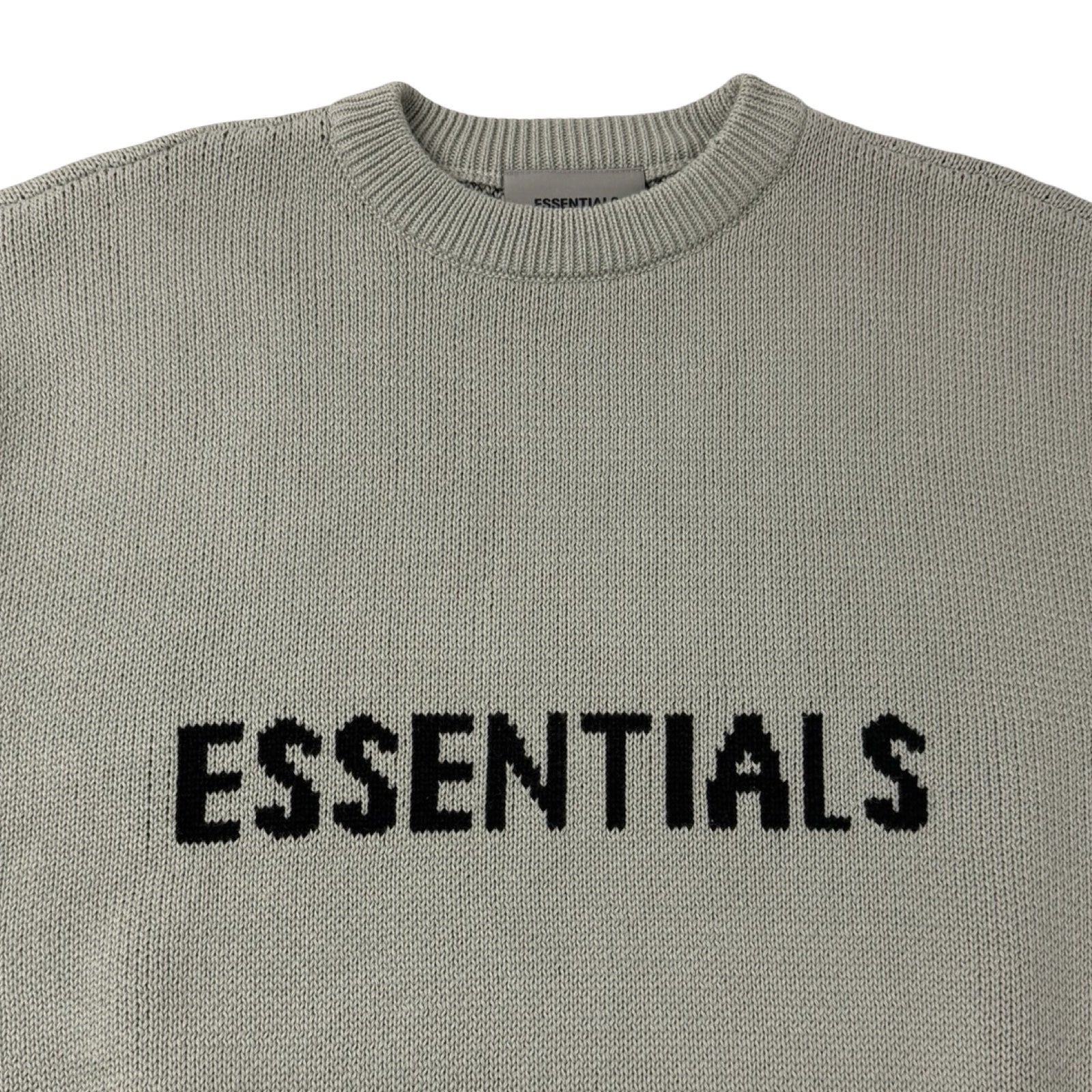 Fear of God Essentials Knit Sweater Concrete