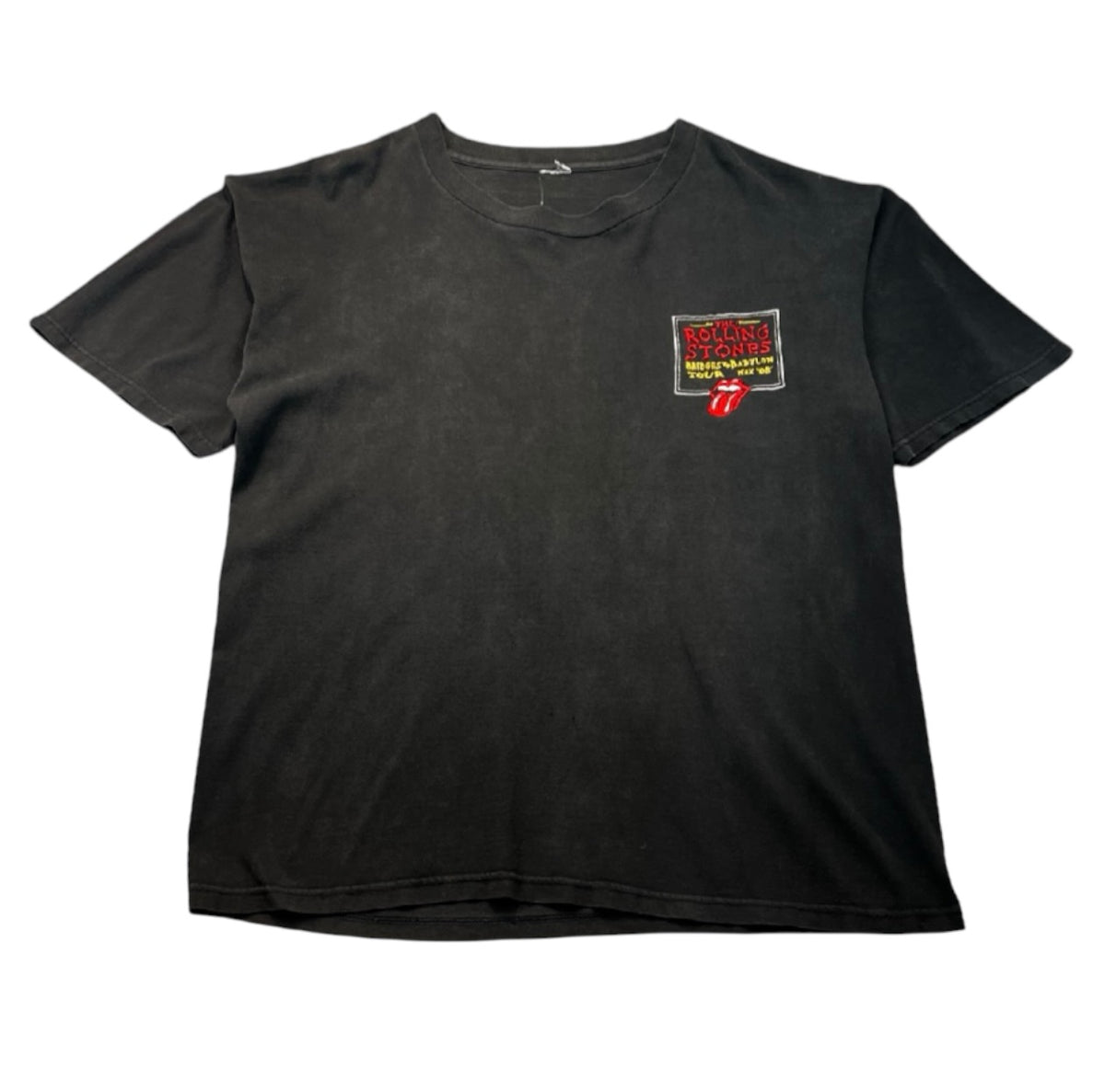 Vintage 1998 Rolling Stones Bridges To Babylon Tour Tee Black