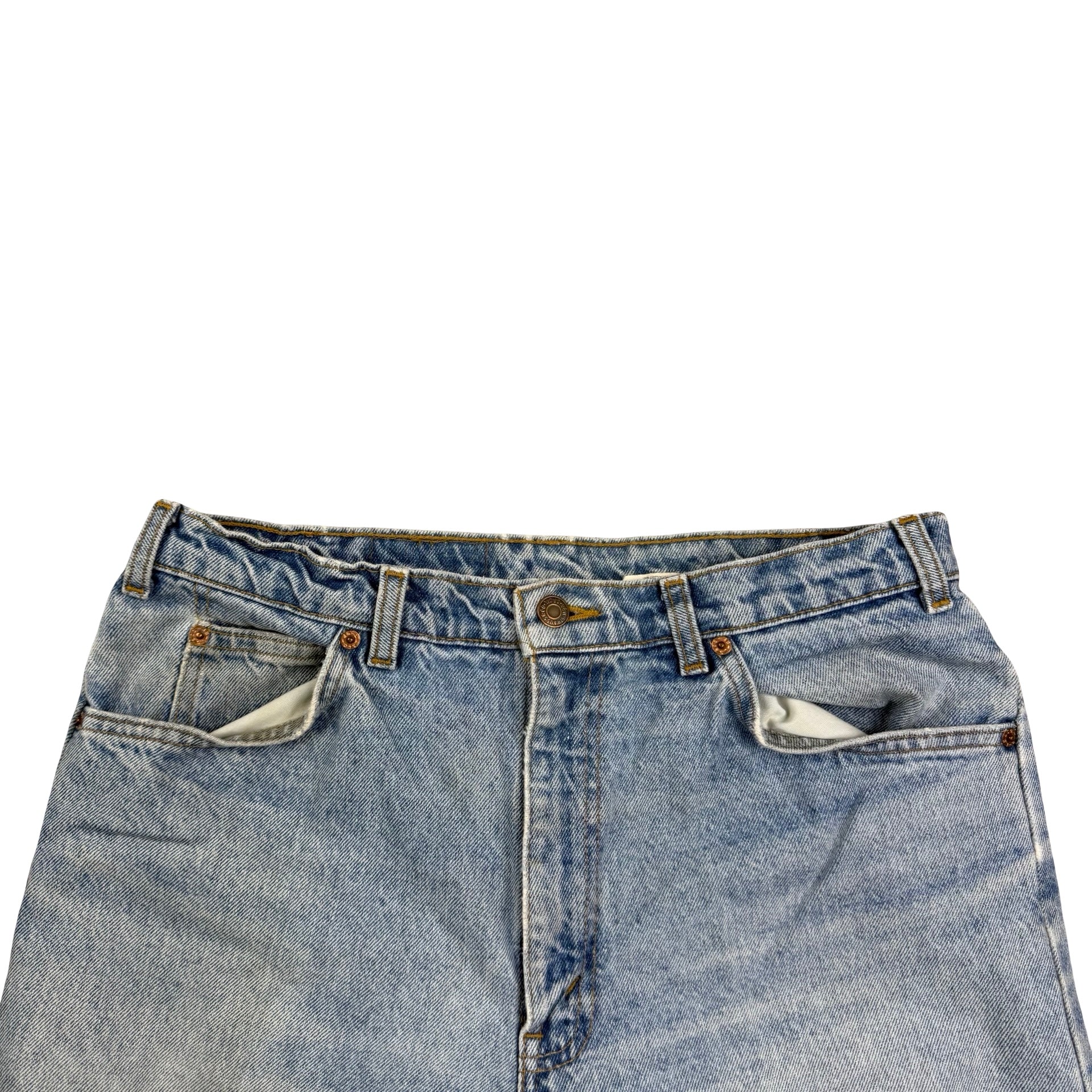 Vintage Levi’s 634 Light Wash Orange Tab Denim Jeans Blue