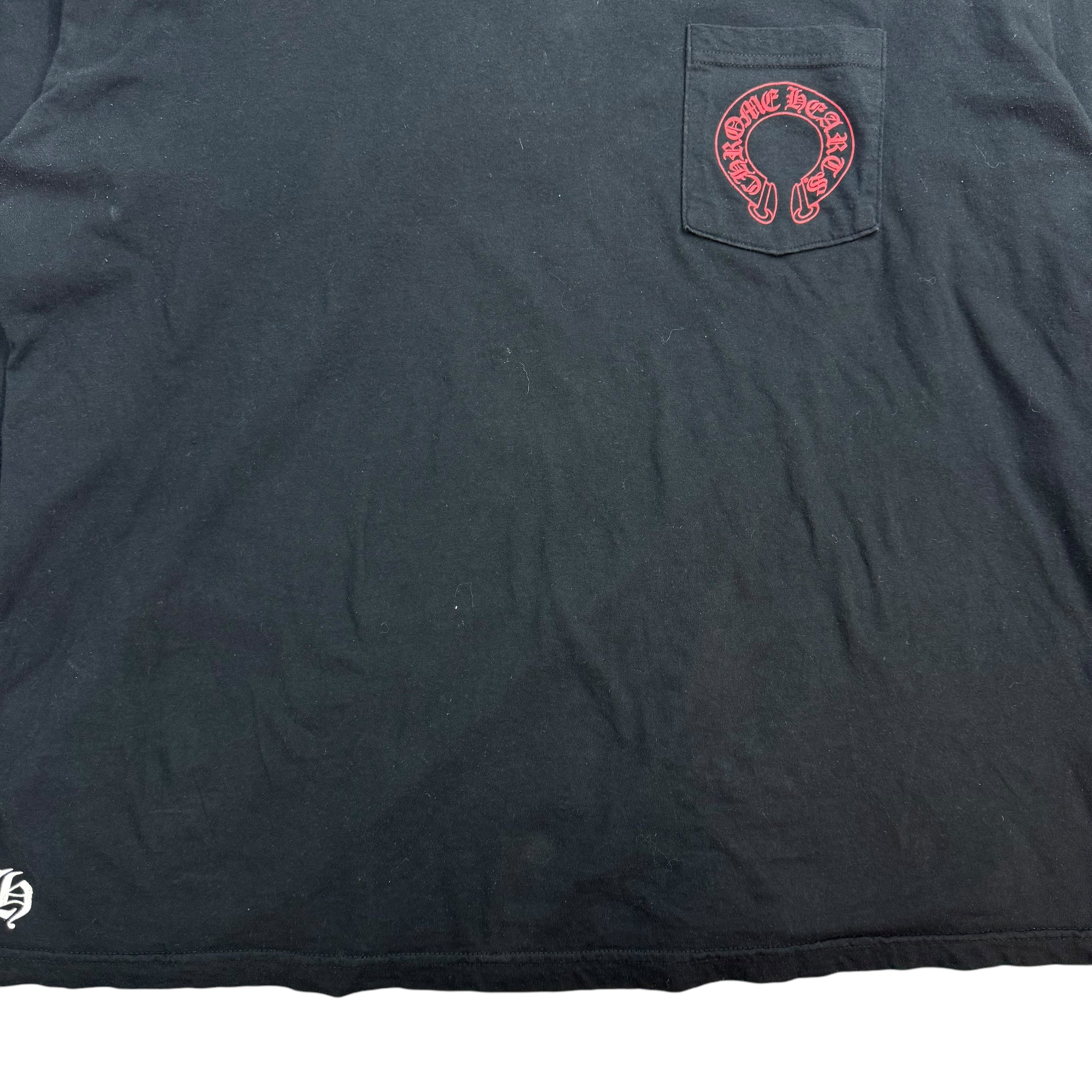 Chrome Hearts Horseshoe Cemetery L/S Tee Black/Red