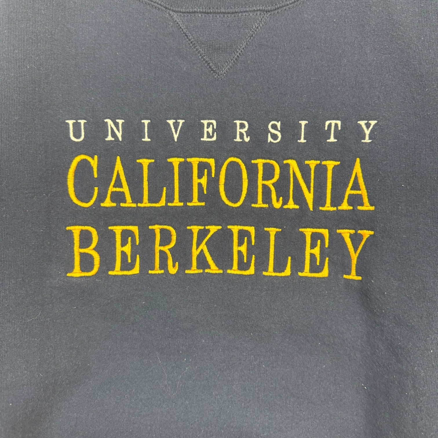 Vintage Russell Athletic University California Berkeley Crewneck Navy Blue
