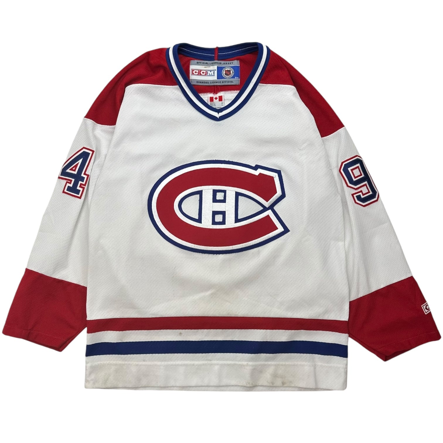 Vintage Montreal Canadiens Yanic Perreault Away Jersey