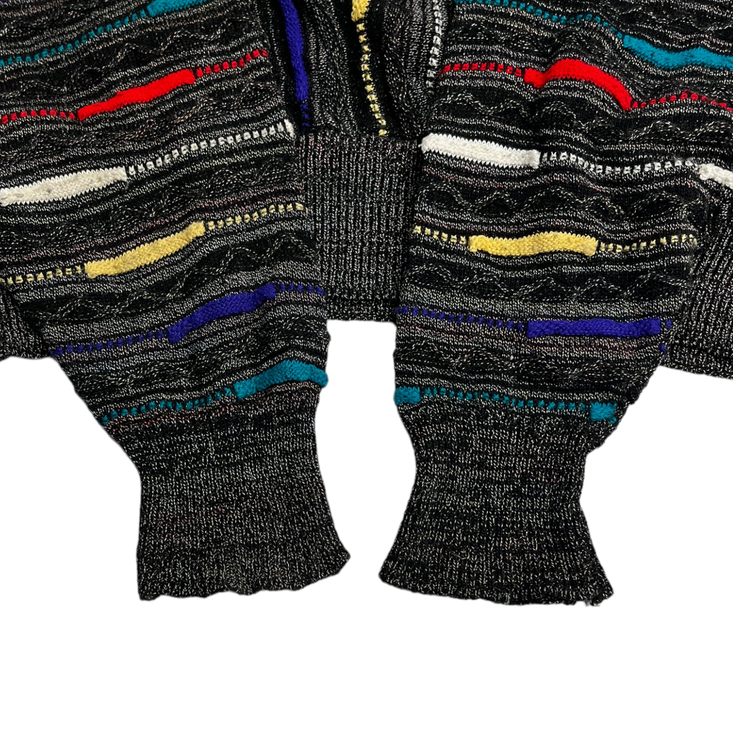 Vintage Miami Night Vibe 3D Knit Sweater