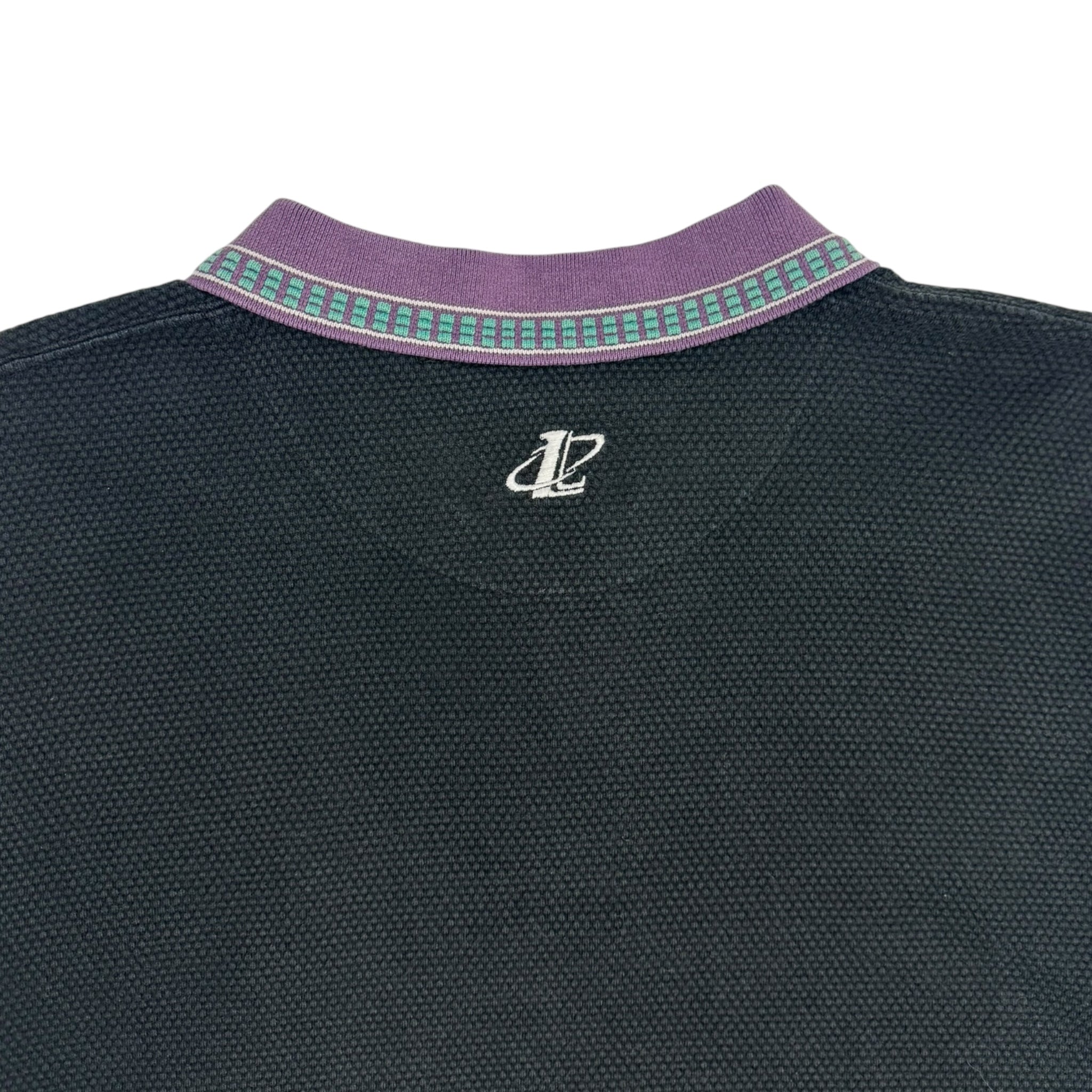 1999 Brickyard 400 Racing Waffle Knit Polo Shirt