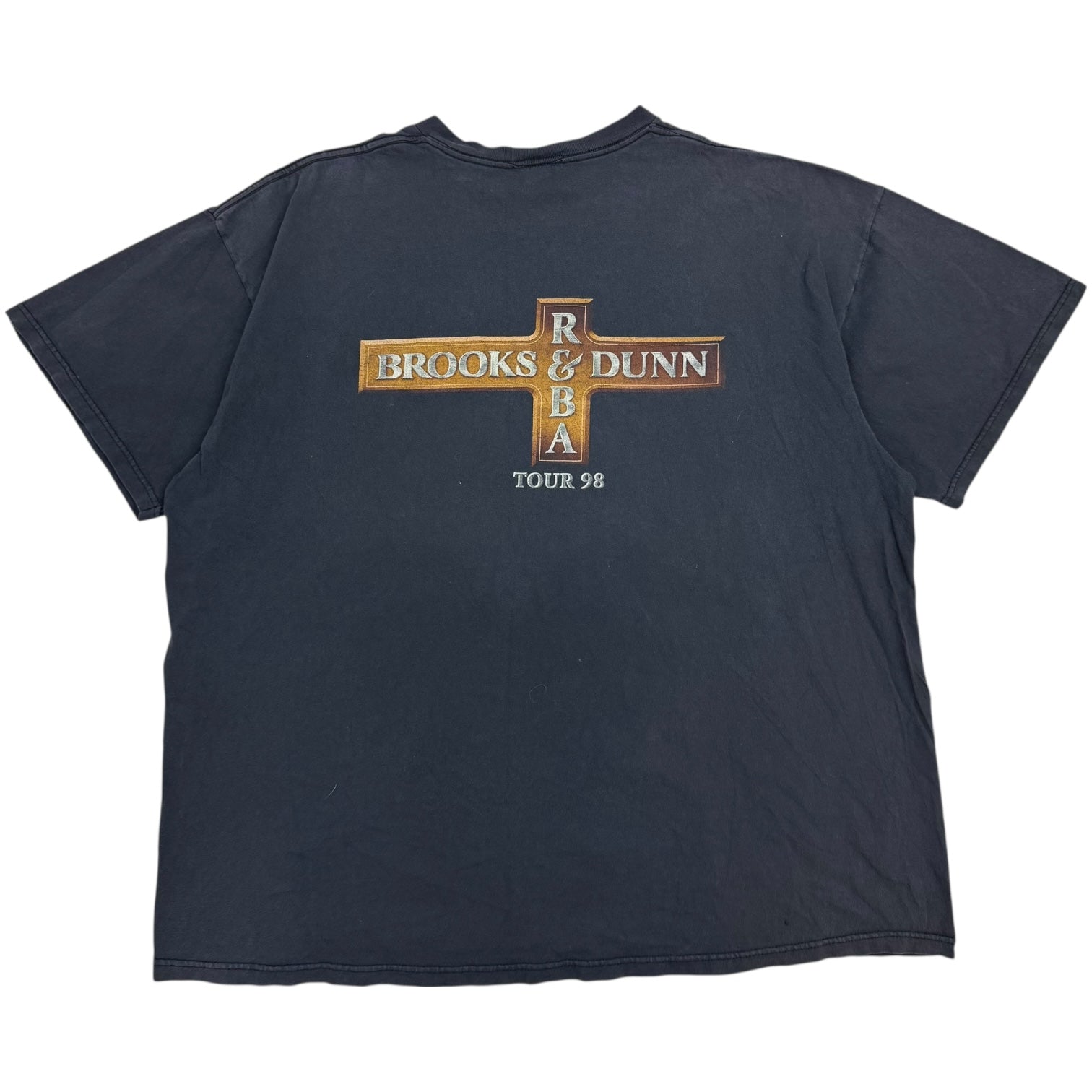 1998 Brooks & Dunn And Reba Tour Tee Black