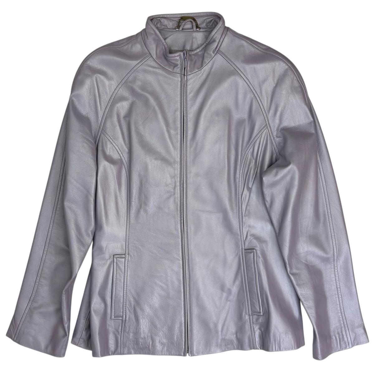 (W) Vintage Danier Leather Jacket Lavender