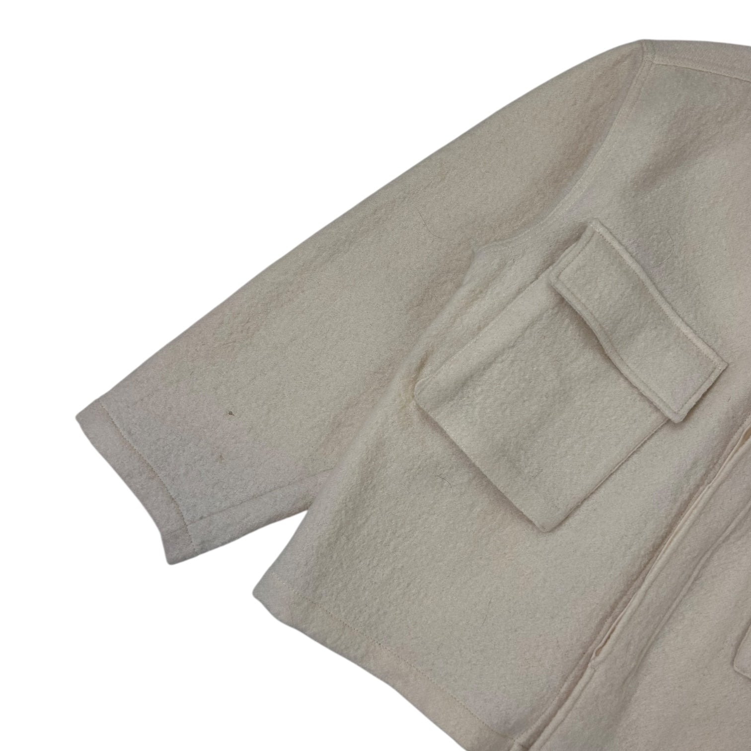Stussy Military Wool Overshirt Bone