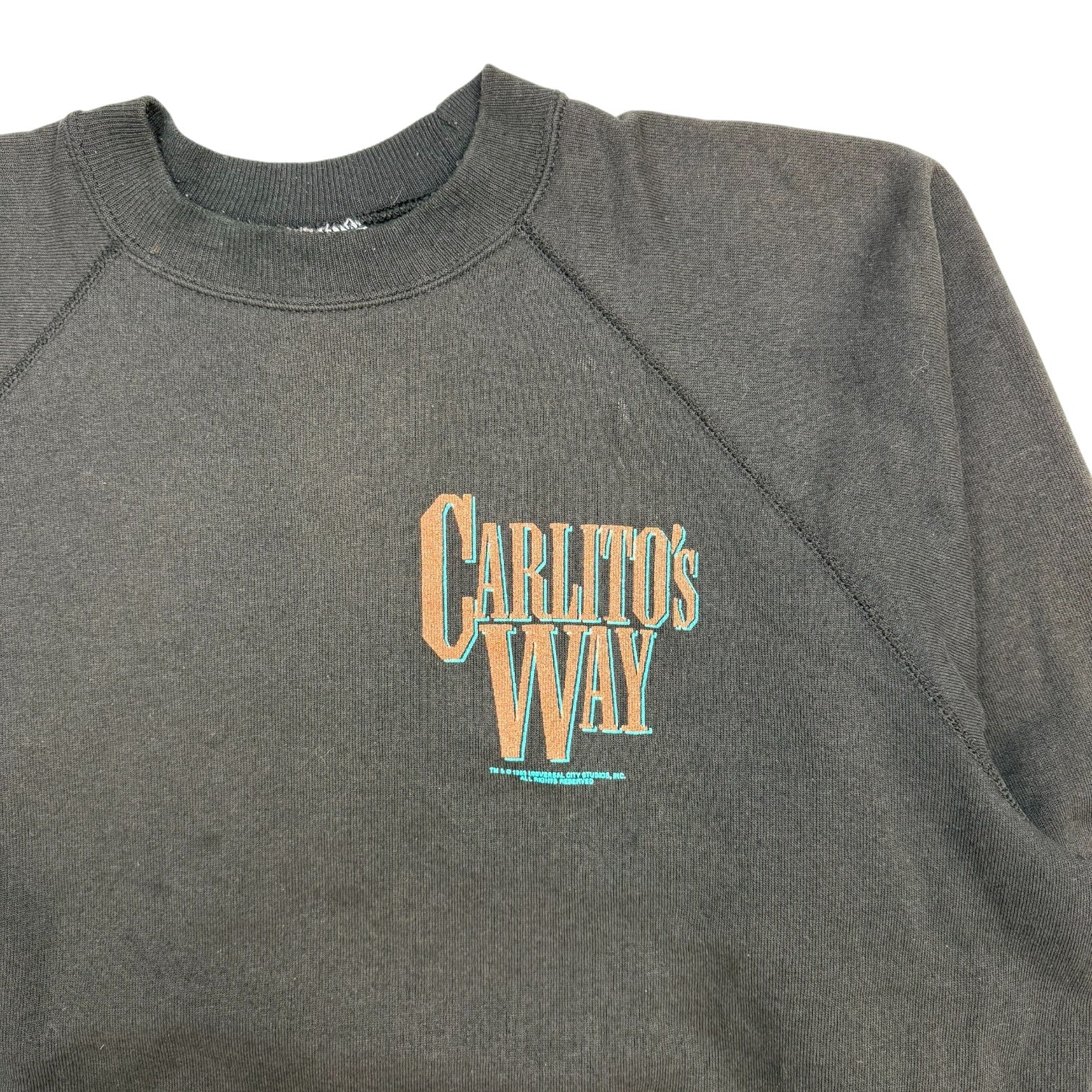 Vintage Carlitos Way Al Pacino Promo Crewneck Black