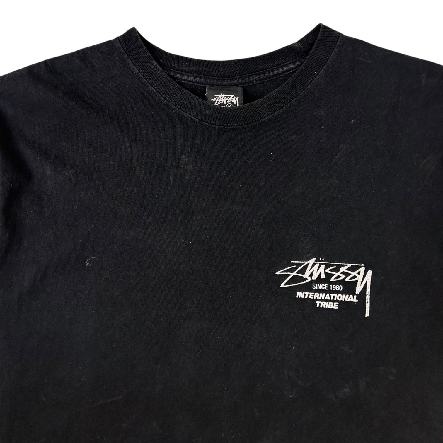 Stussy Beat Sounds Pigment Dyed T-Shirt Black