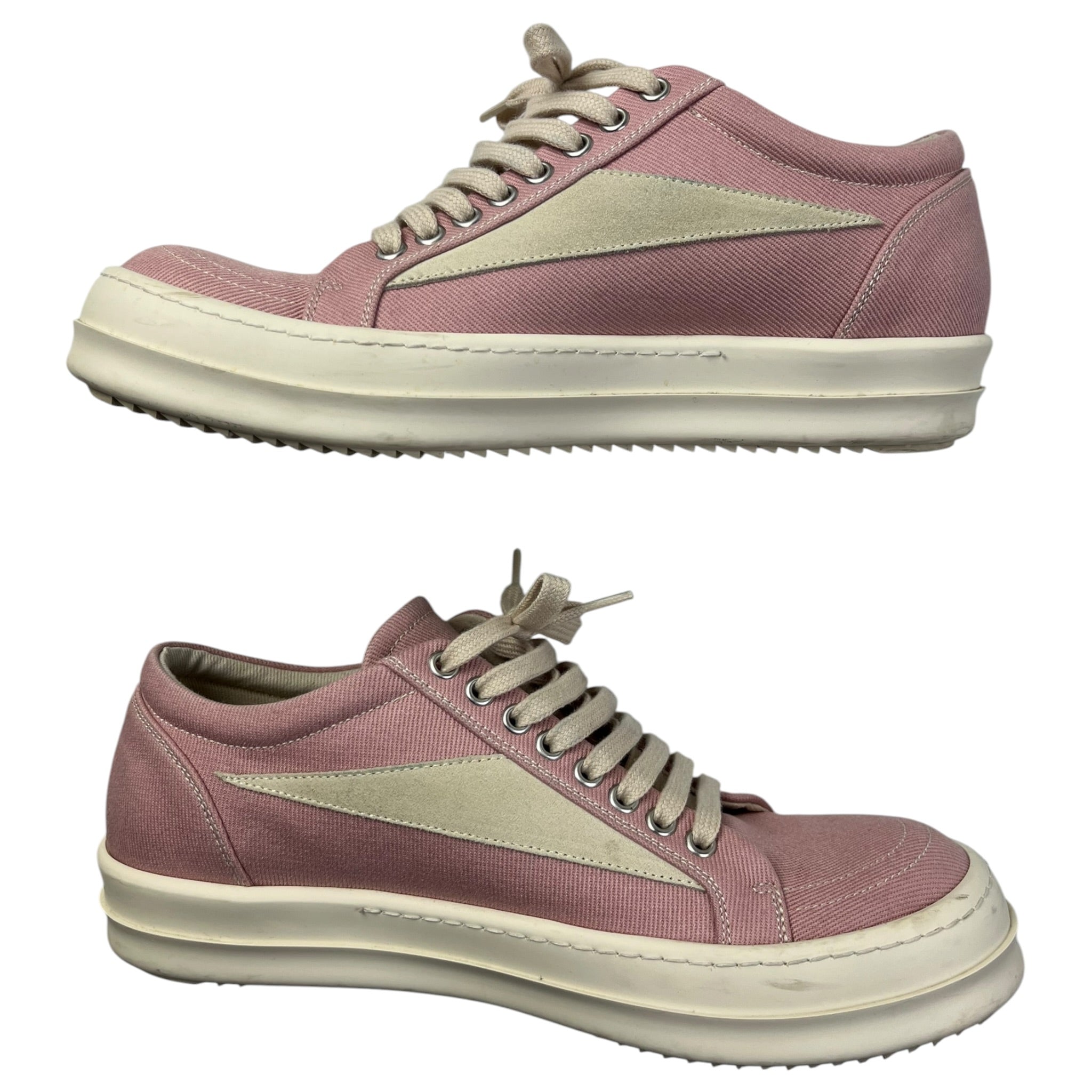 Rick Owens DRKSHDW EDFU Vintage Sneakers Faded Pnk Pearl Milk (Used)