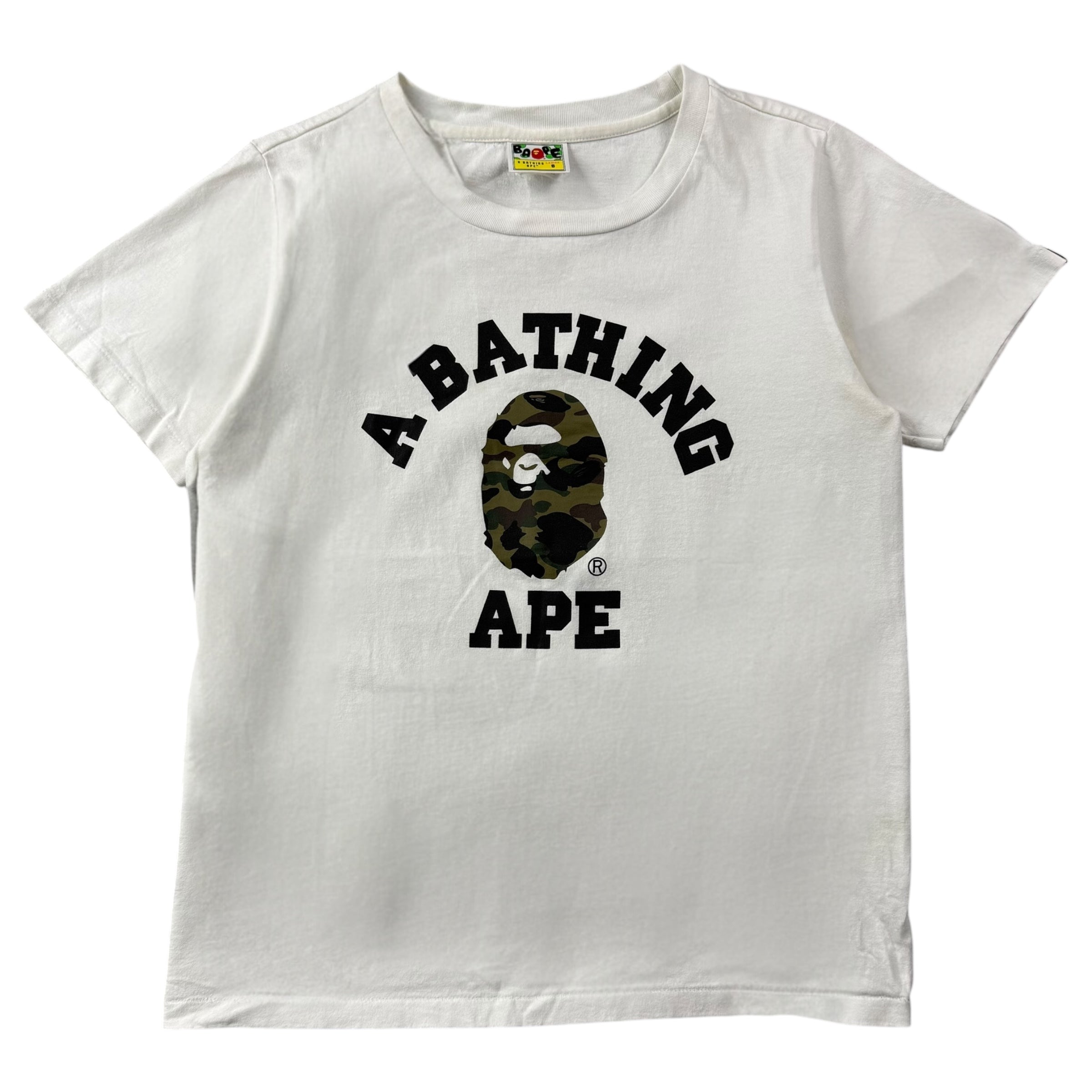 Bape 1st Camo Tee White