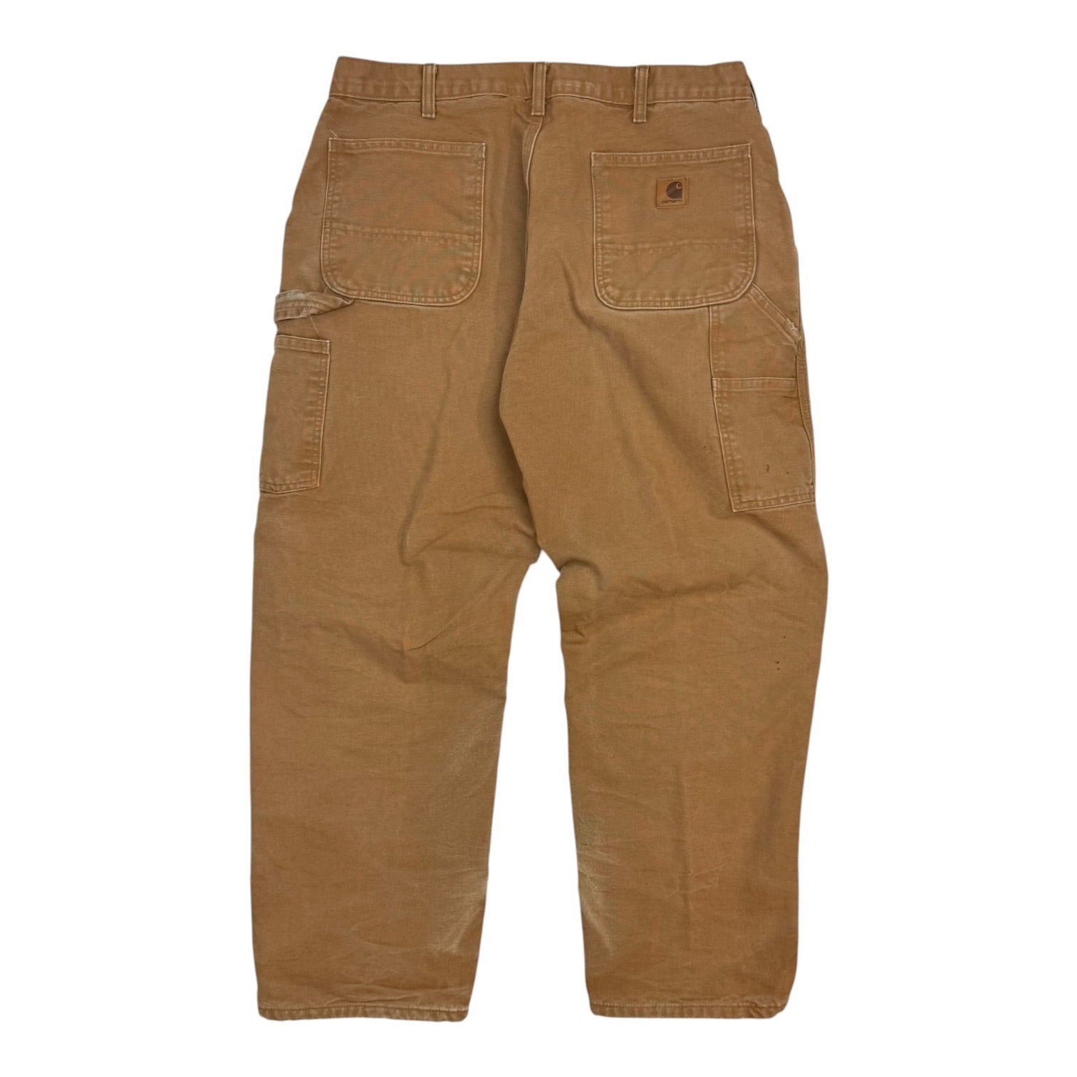 Vintage Carhartt Blanket Lined Double Knee Pants Tan