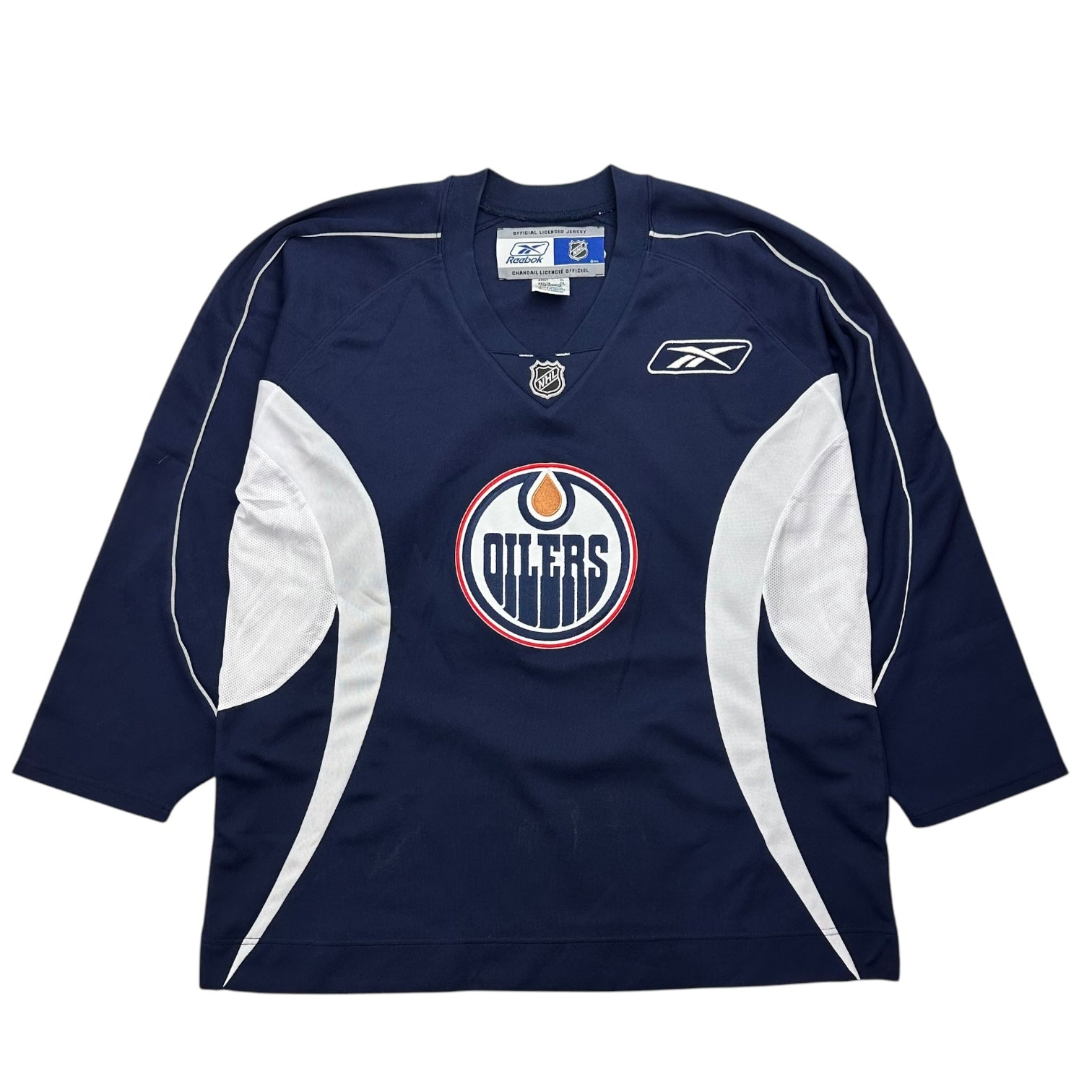 2008 Reebok Edmonton Oilers Practice Jersey