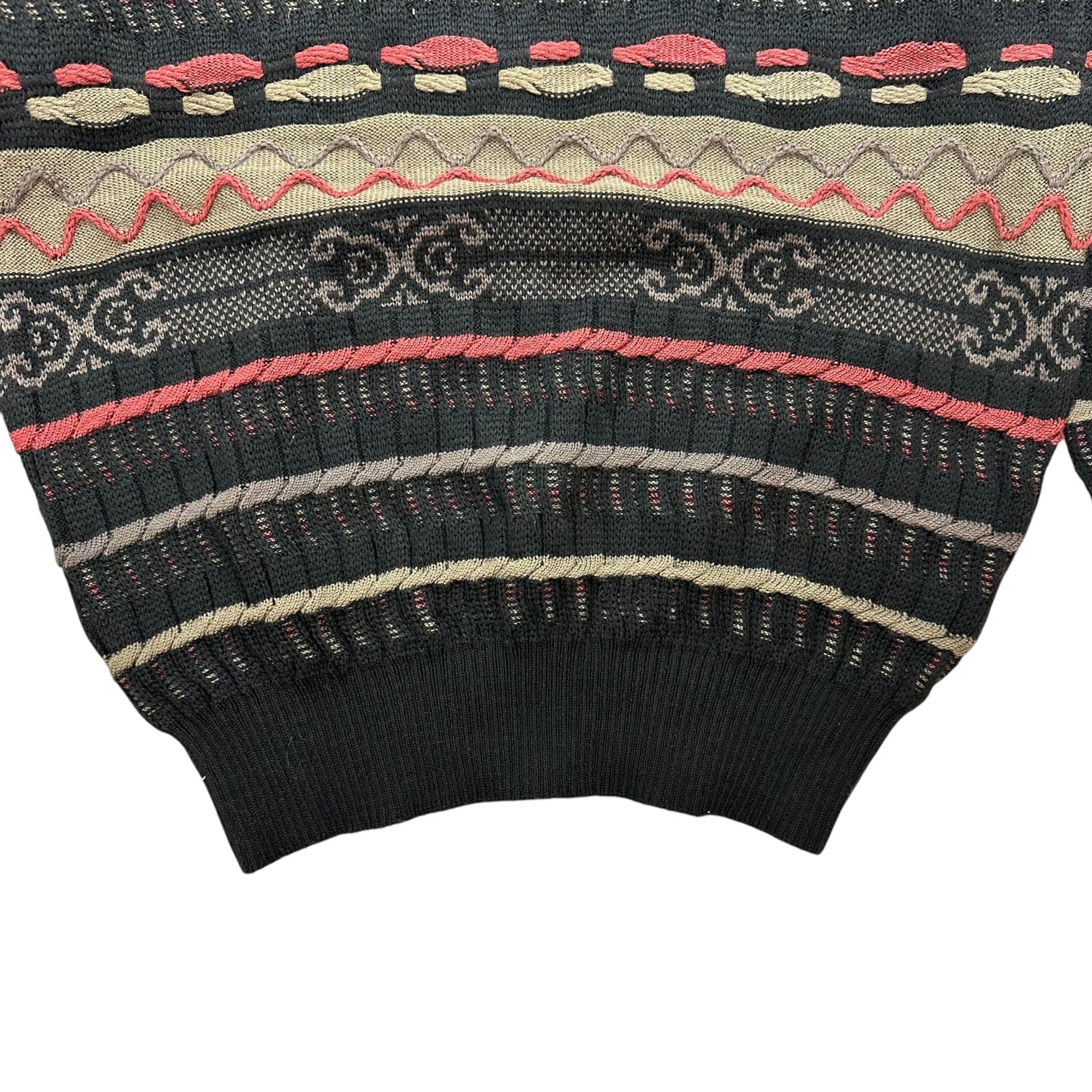 Vintage KnitWorks Knit Sweater Black/Red