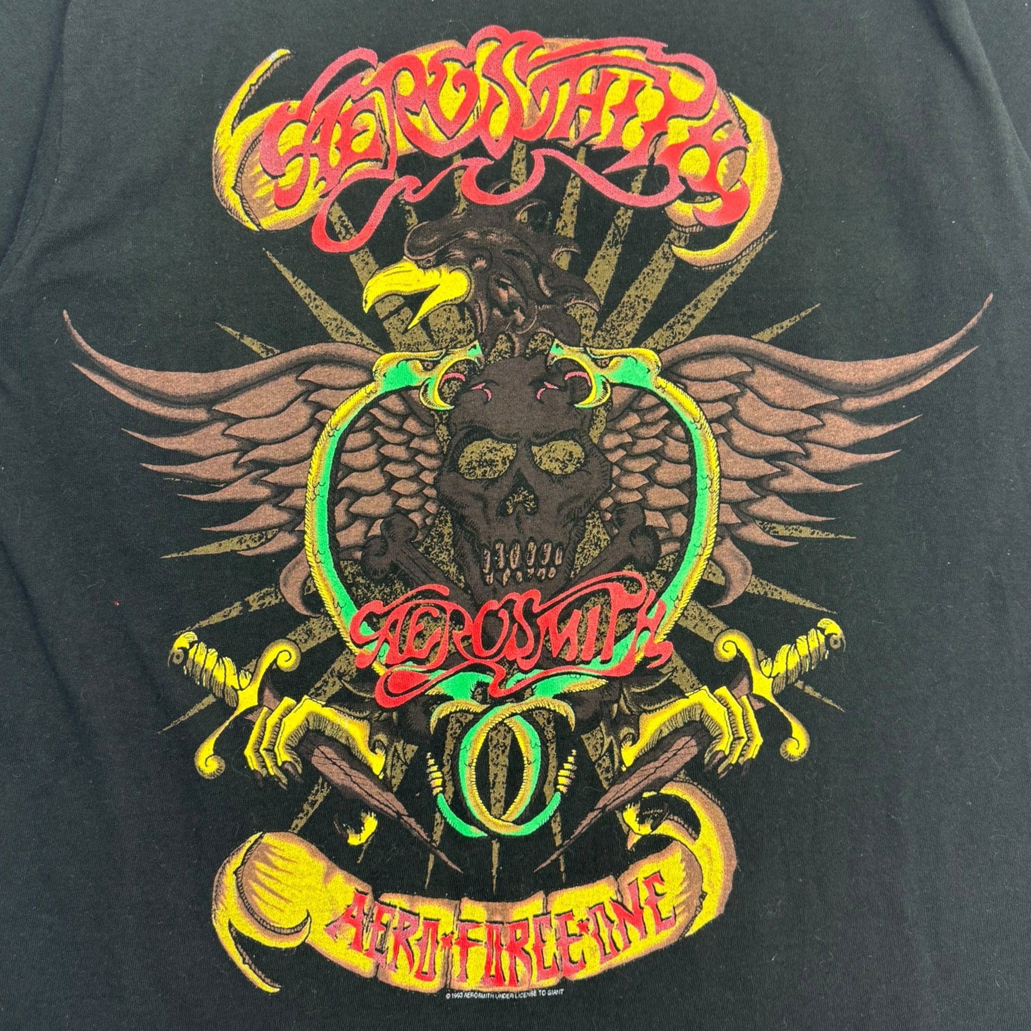 1993 Aerosmith Aero Force One Tour T-Shirt