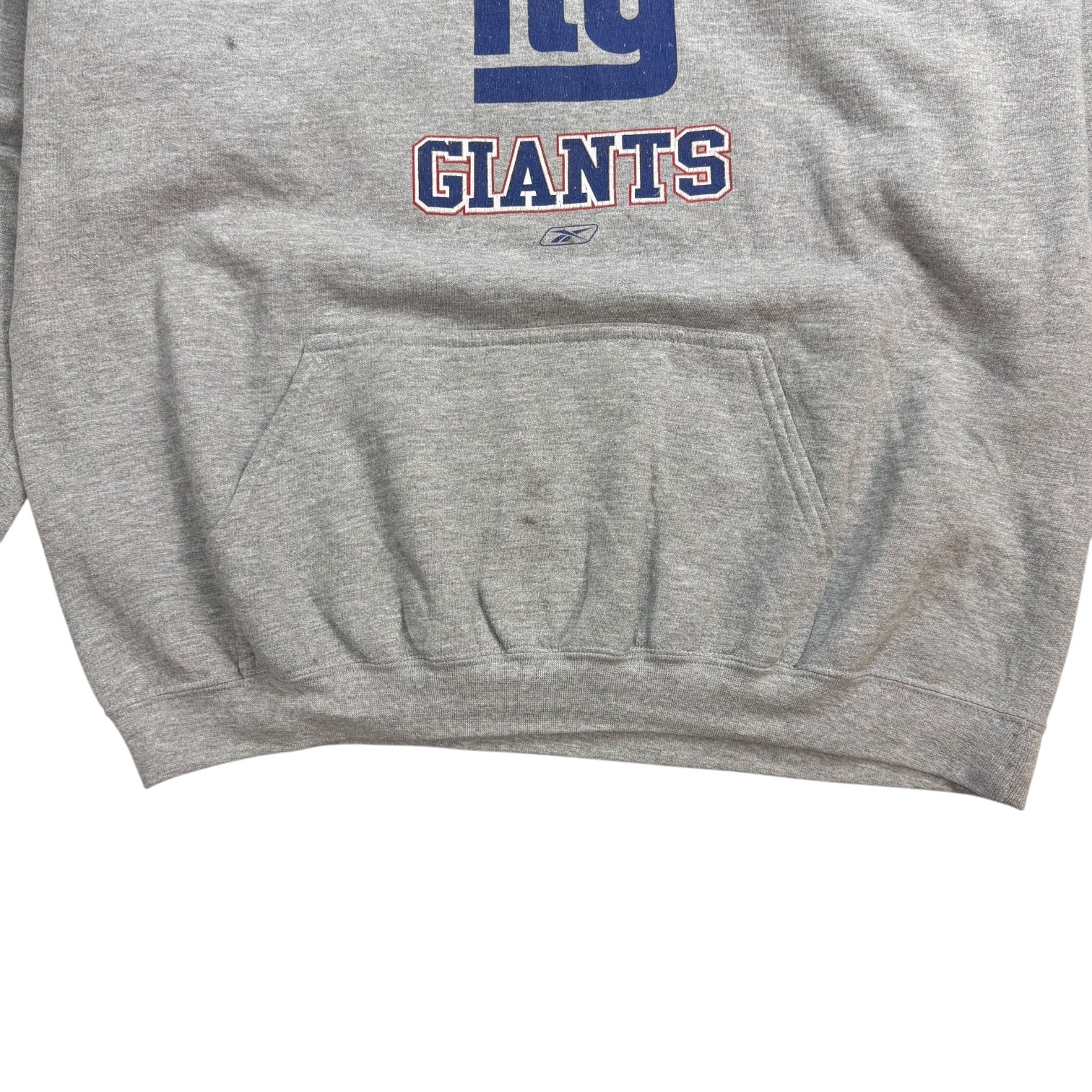 Vintage Reebok New York Giants Hoodie Grey