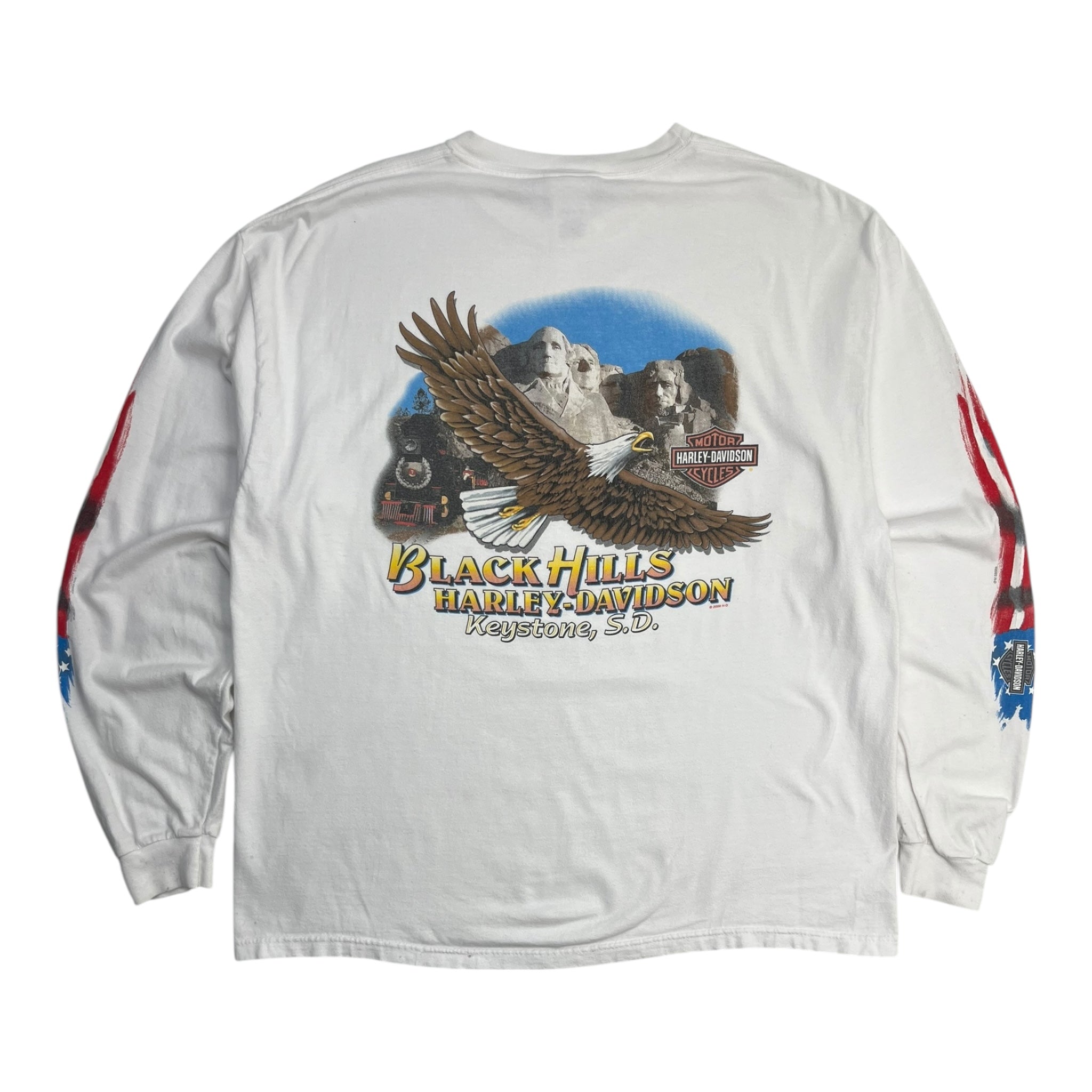 2002 Harley Davidson Black Hills USA Longsleeve T-Shirt