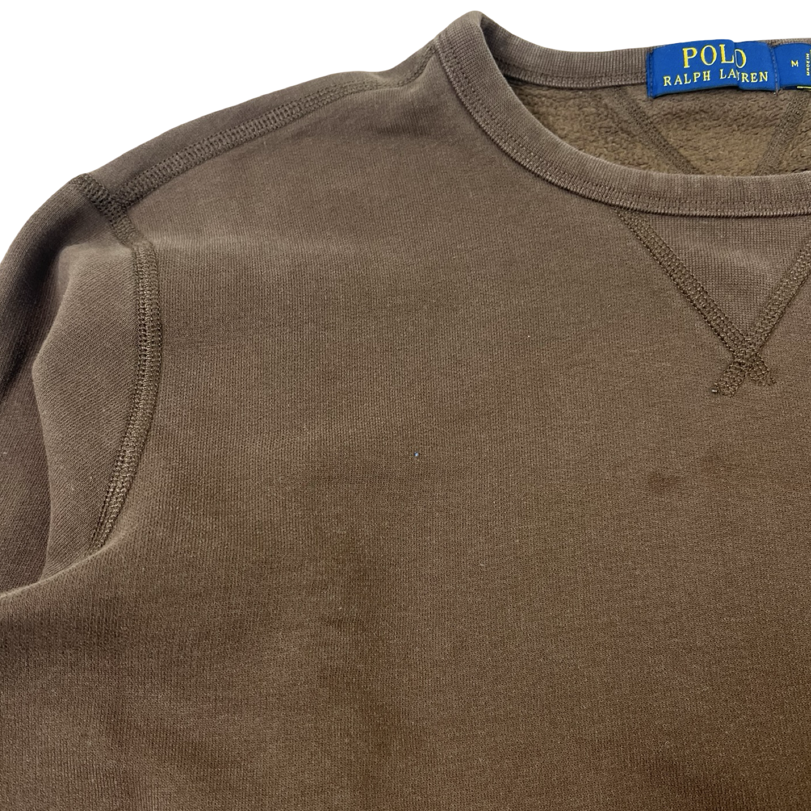 Polo Ralph Lauren Crew-Neck Fleece Sweatshirt Brown