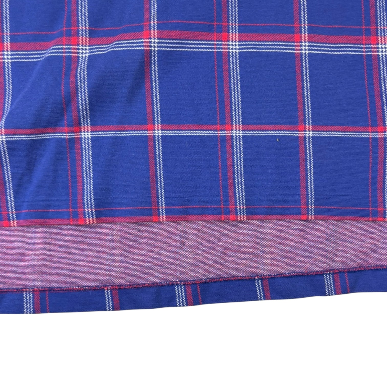 Vintage Polo Ralph Laure Plaid T-Shirt Blue