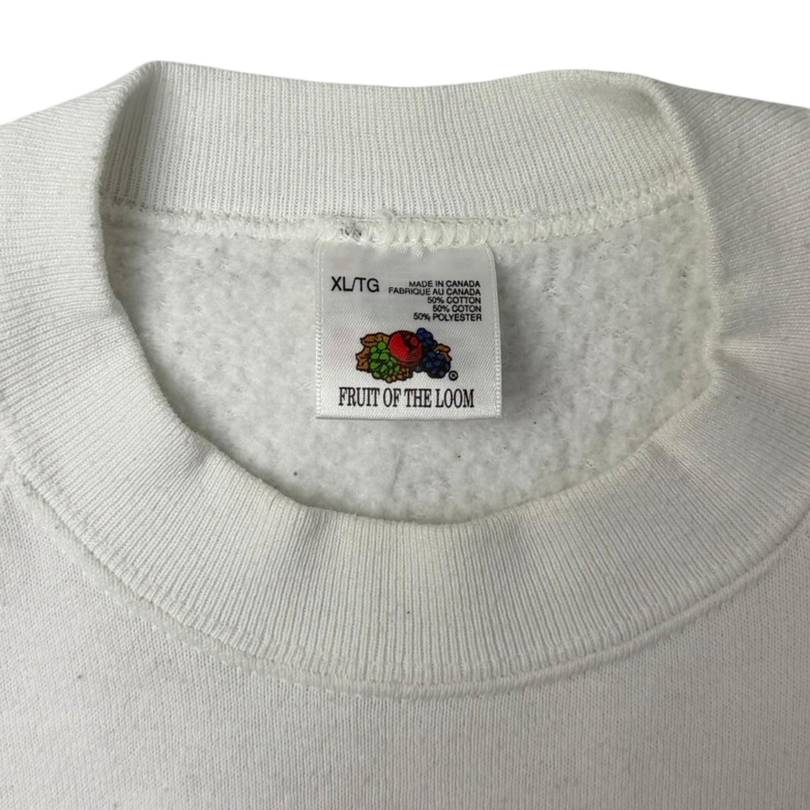 Vintage Labatt Blue Nosers Crewneck Sweatshirt White