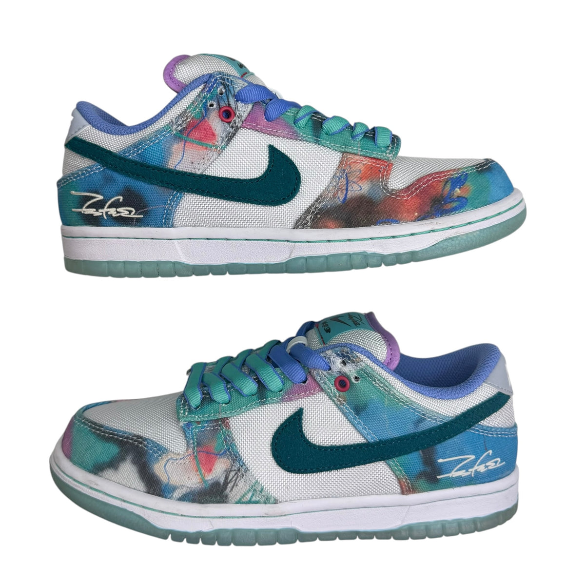 Nike SB Dunk Low x Futura Laboratories Bleached Aqua (Used)
