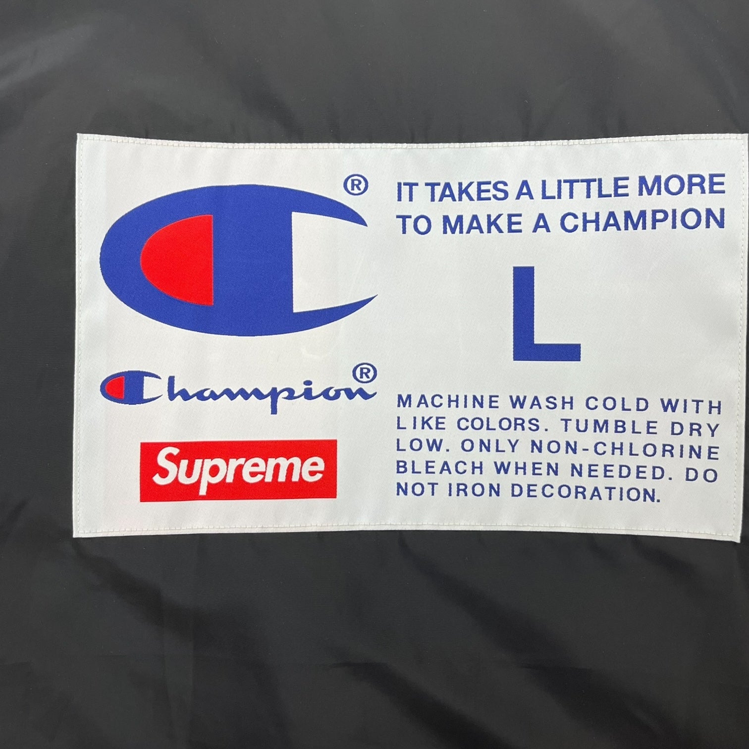 Supreme Champion Lined Coaches Jacket Black