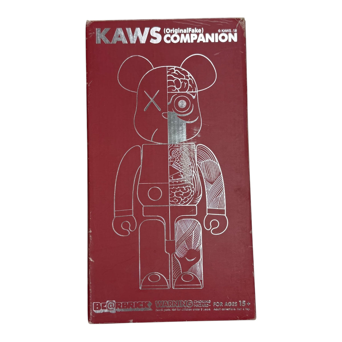 Kaws Bearbrick Dissected 400% & 100% Brown