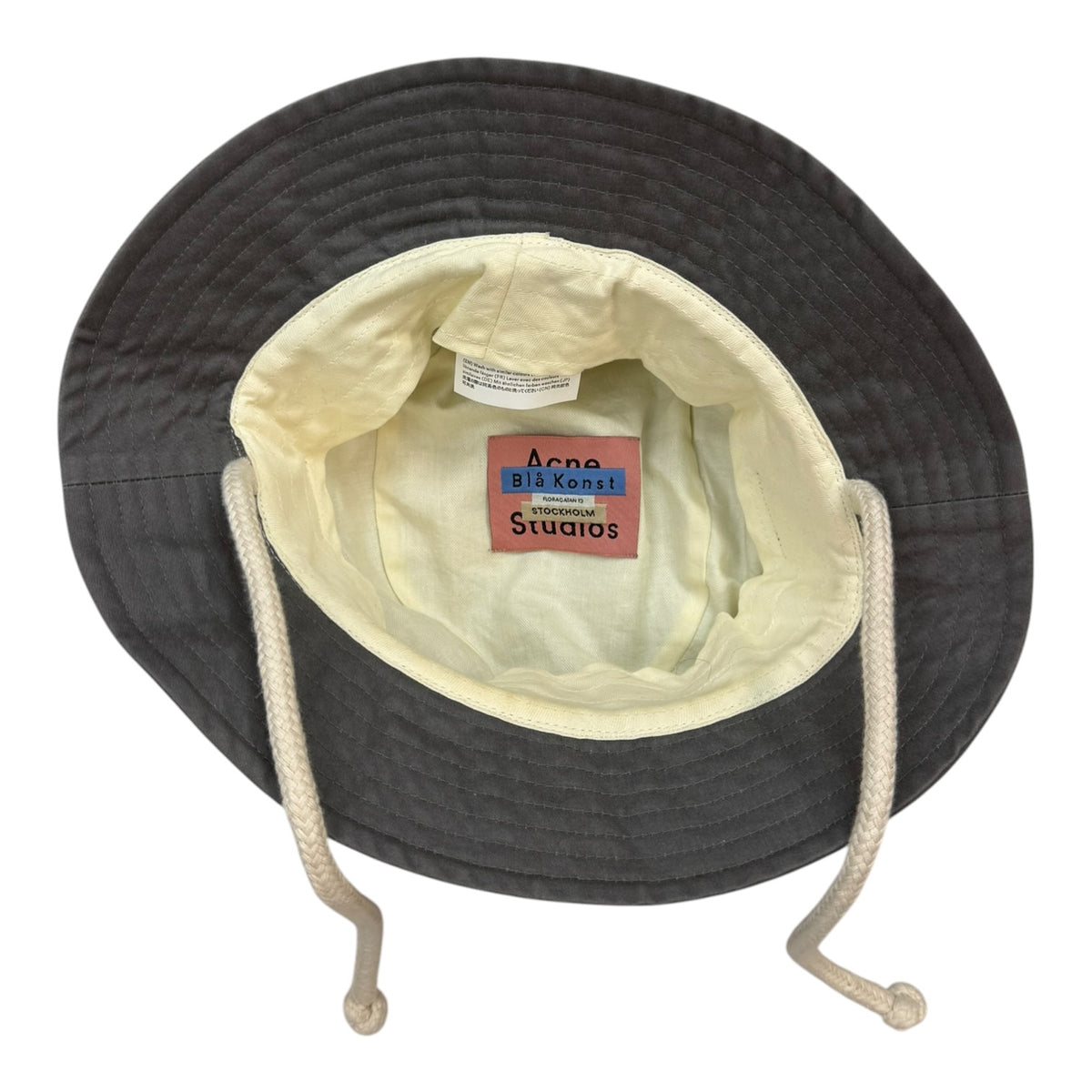 Acne Studios Bucket Hat Grey/Cream