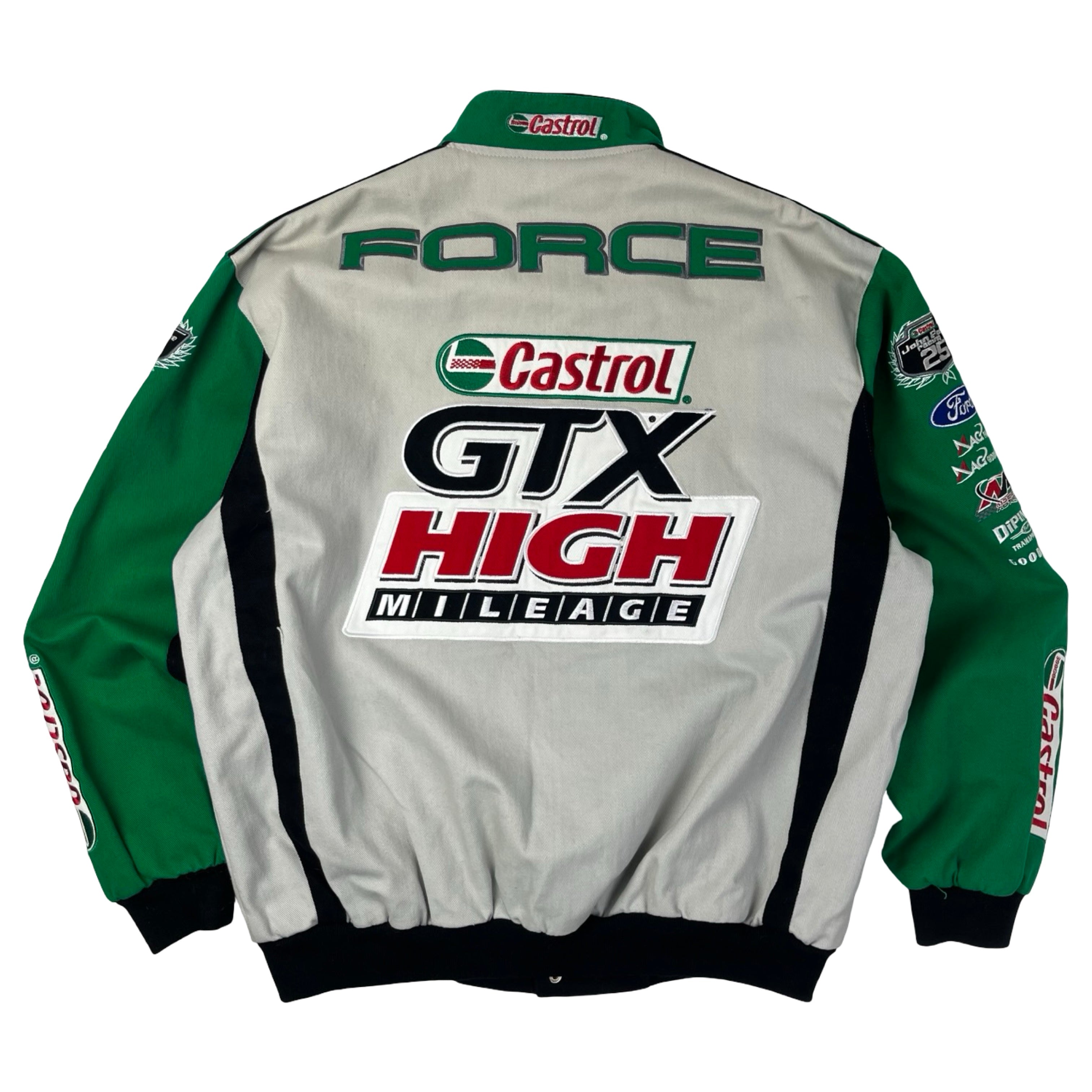 Vintage Castrol GTX John Force Nascar Racing Jacket
