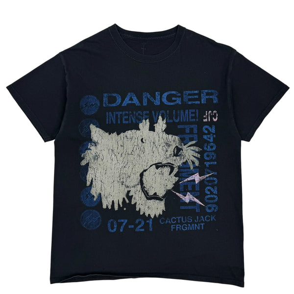 Travis Scott Cactus Jack For Fragment Danger Tee Black