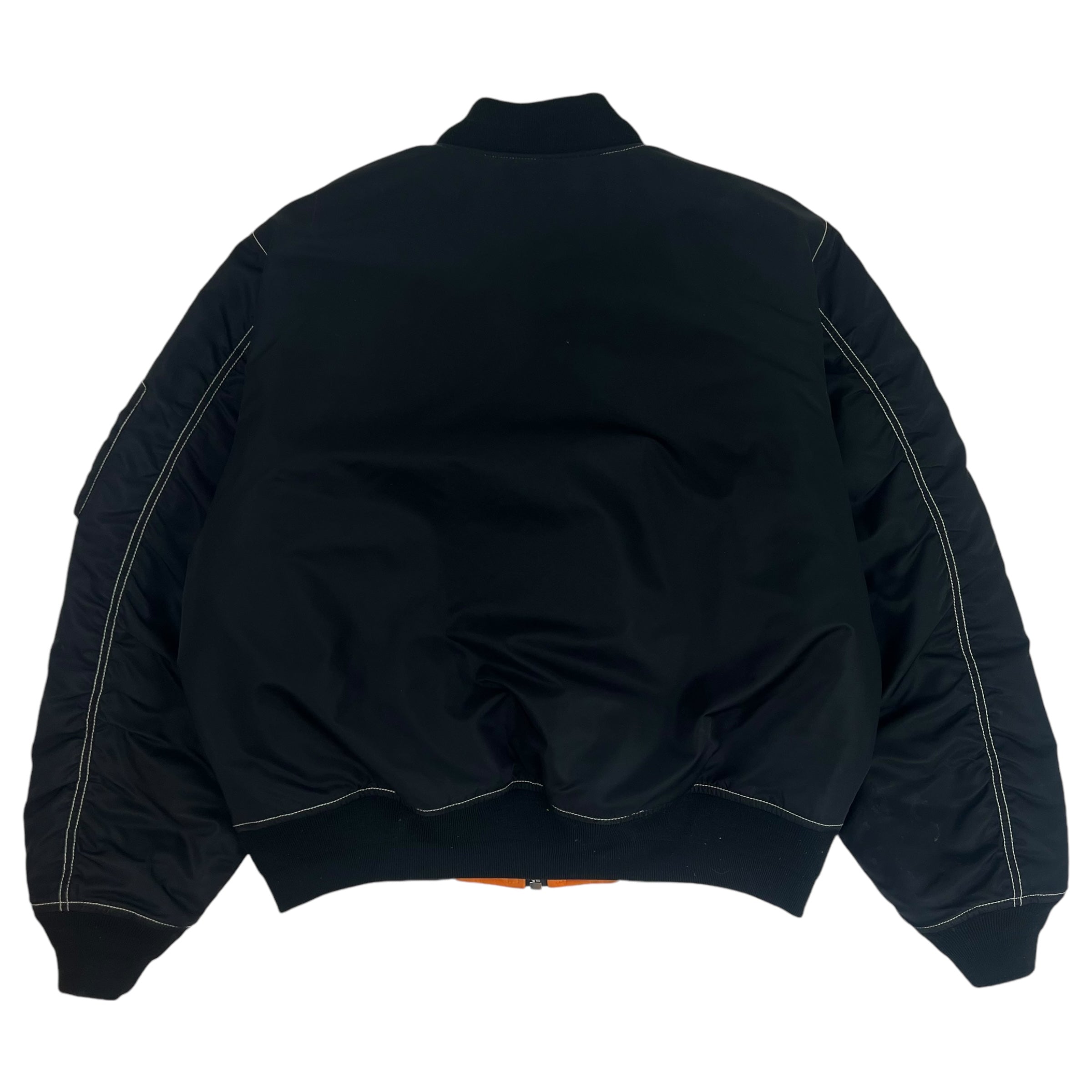 Stussy Built Reversible Bomber Jacket Black/Orange