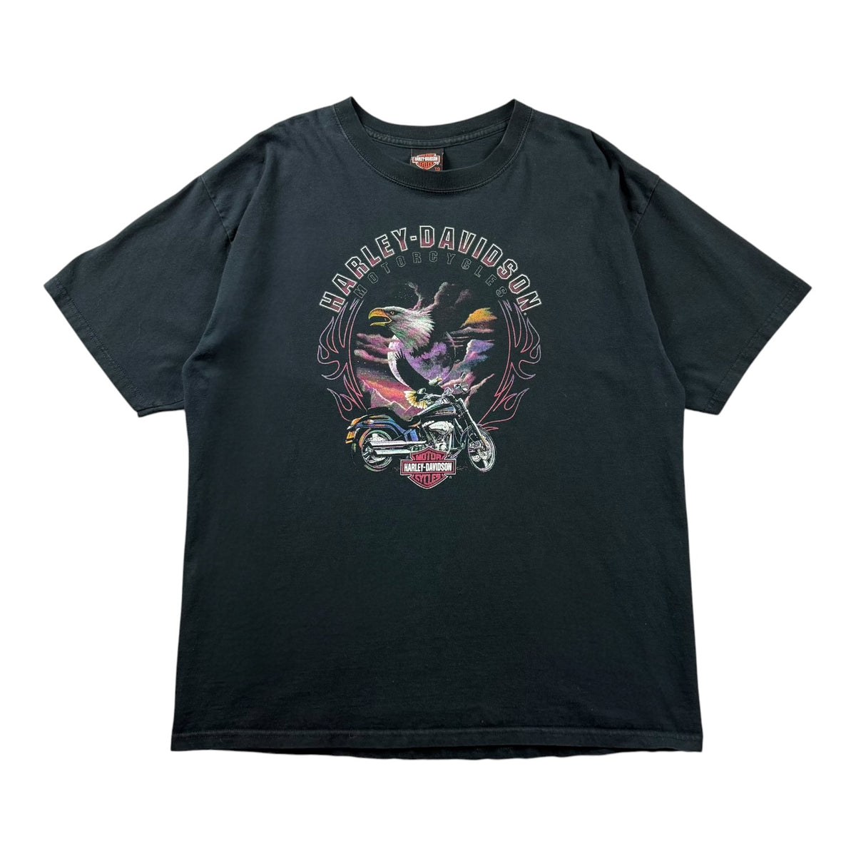 Vintage Harley Davidson Of Edmonton Tee Black