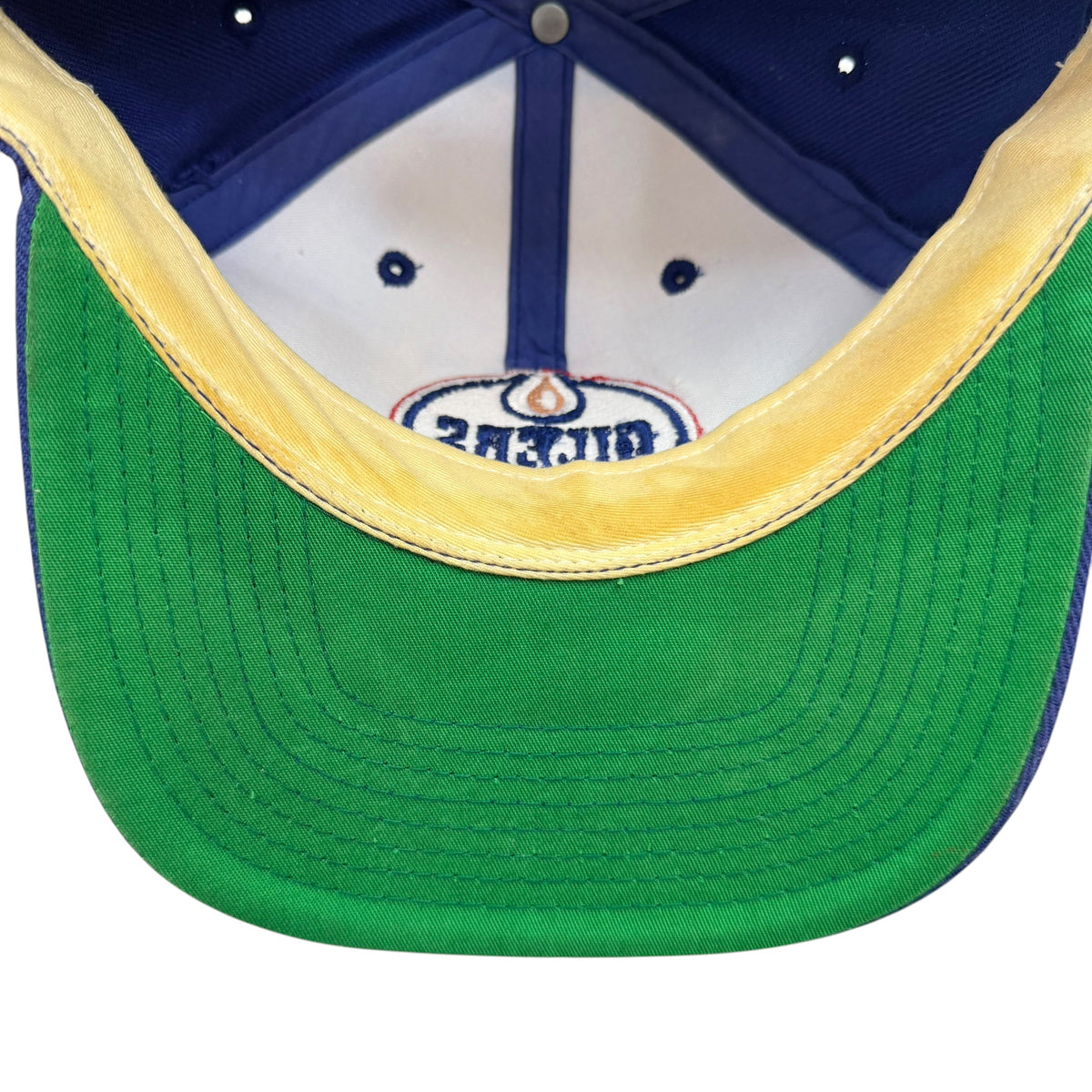 Vintage Edmonton Oilers Sports Specialities Embroidered Hat Blue